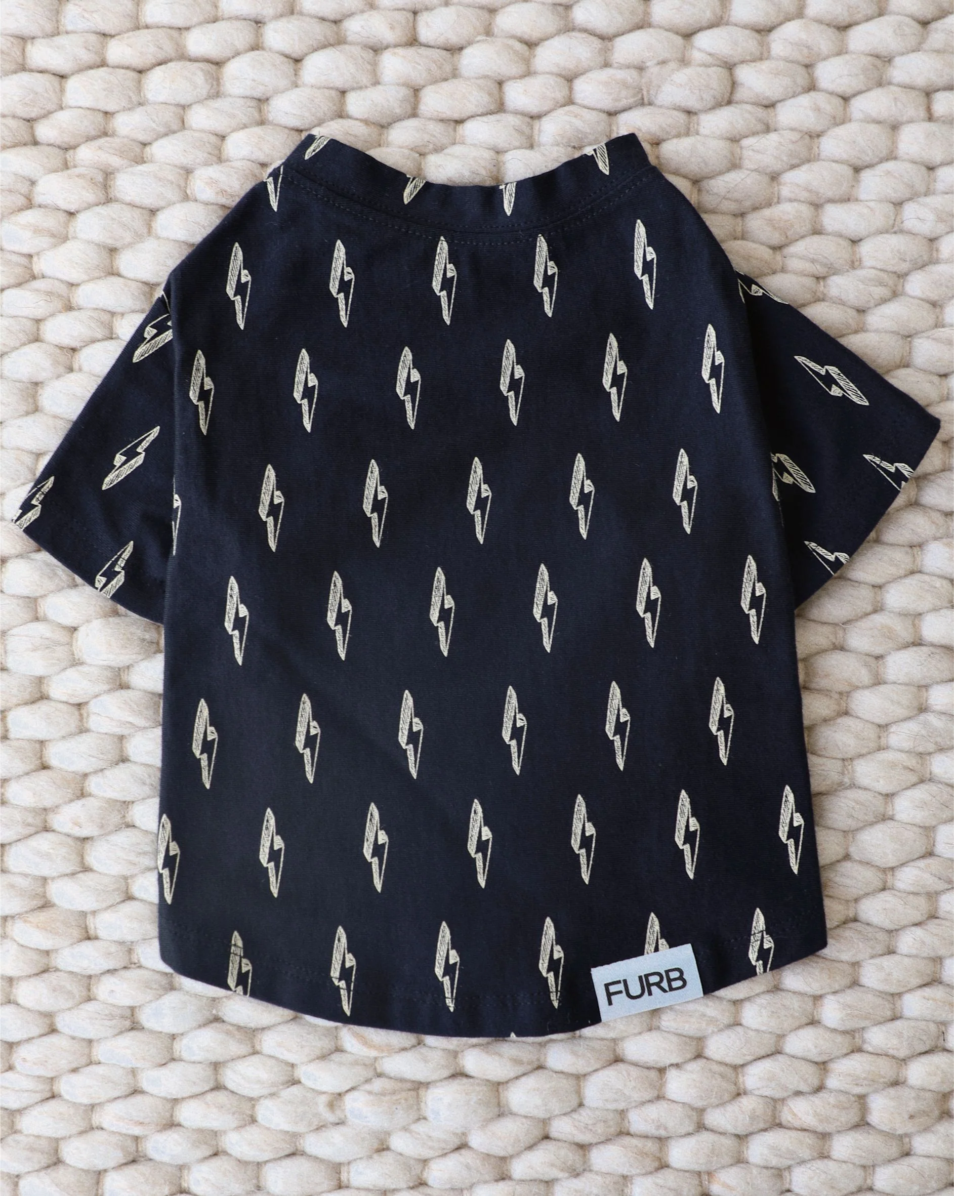 Strike a Pose Lightning Bolt Dog T-Shirt