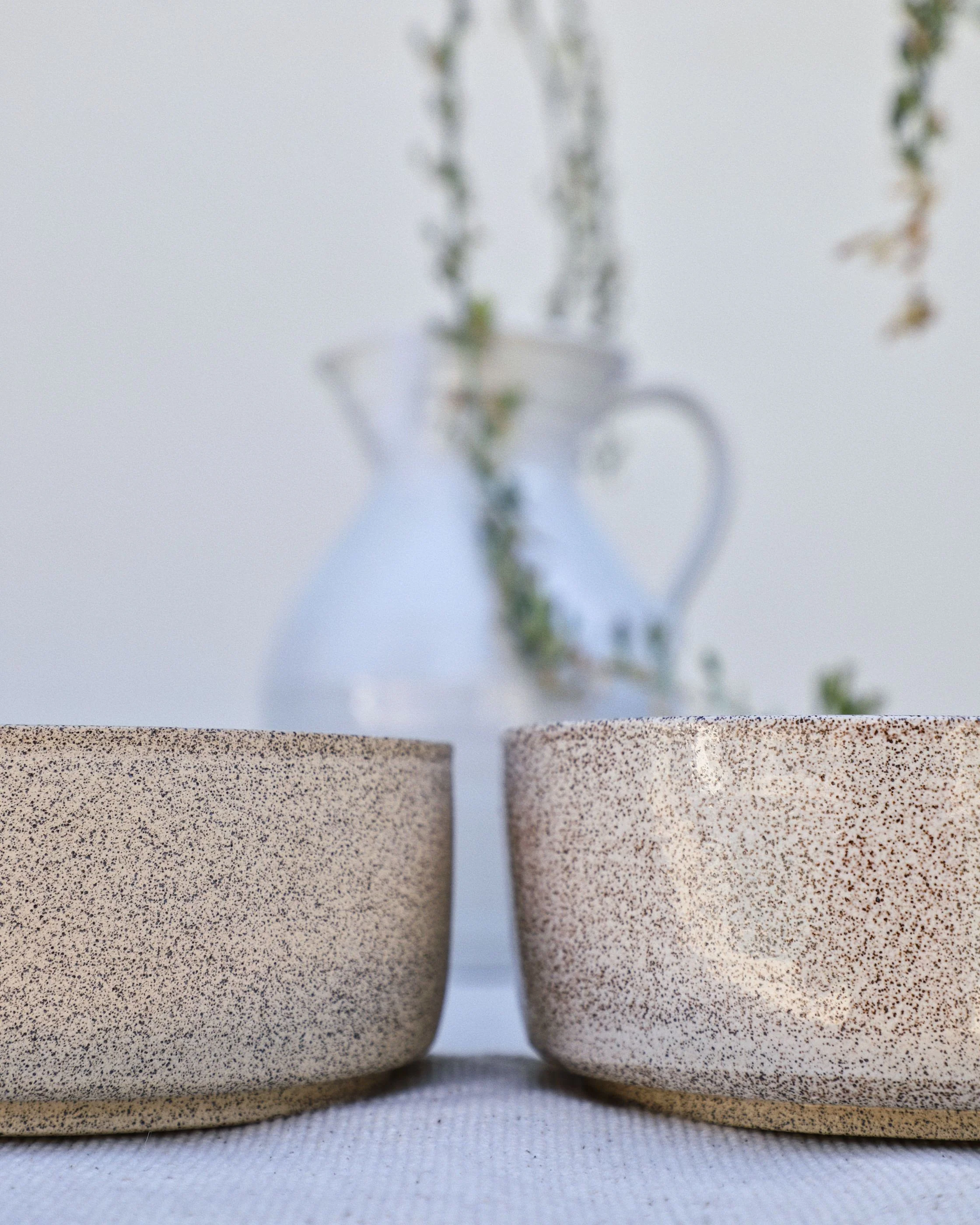 Fleck Off Speckled Handmade Dog Bowl Set - Image 4