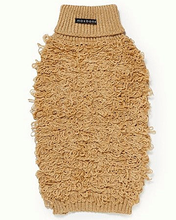 Starlet Metallic Gold Curly Knit Jumper