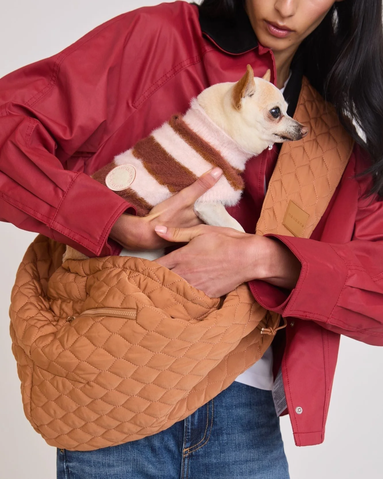 Maxbone Eco Packable Sling in Camel - Image 4