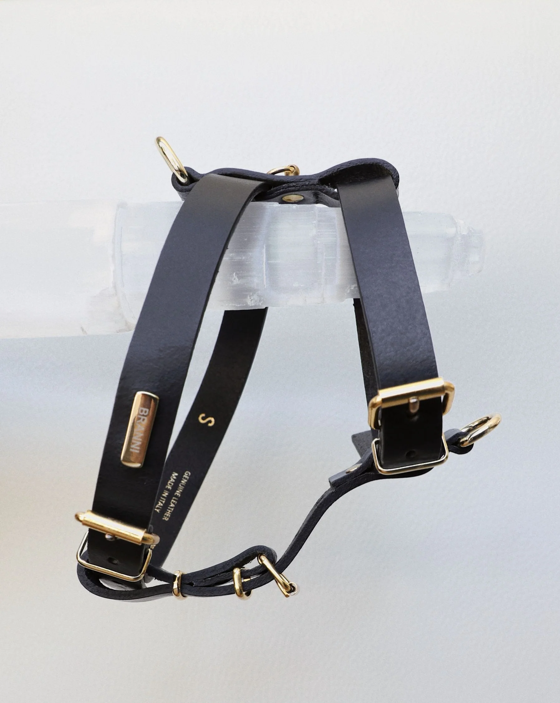 Palermo Black Leather Dog Harness - Image 3