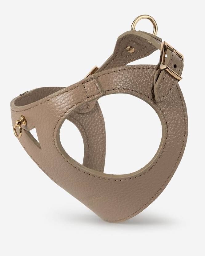 Luca Taupe Leather Dog Harness - Image 2