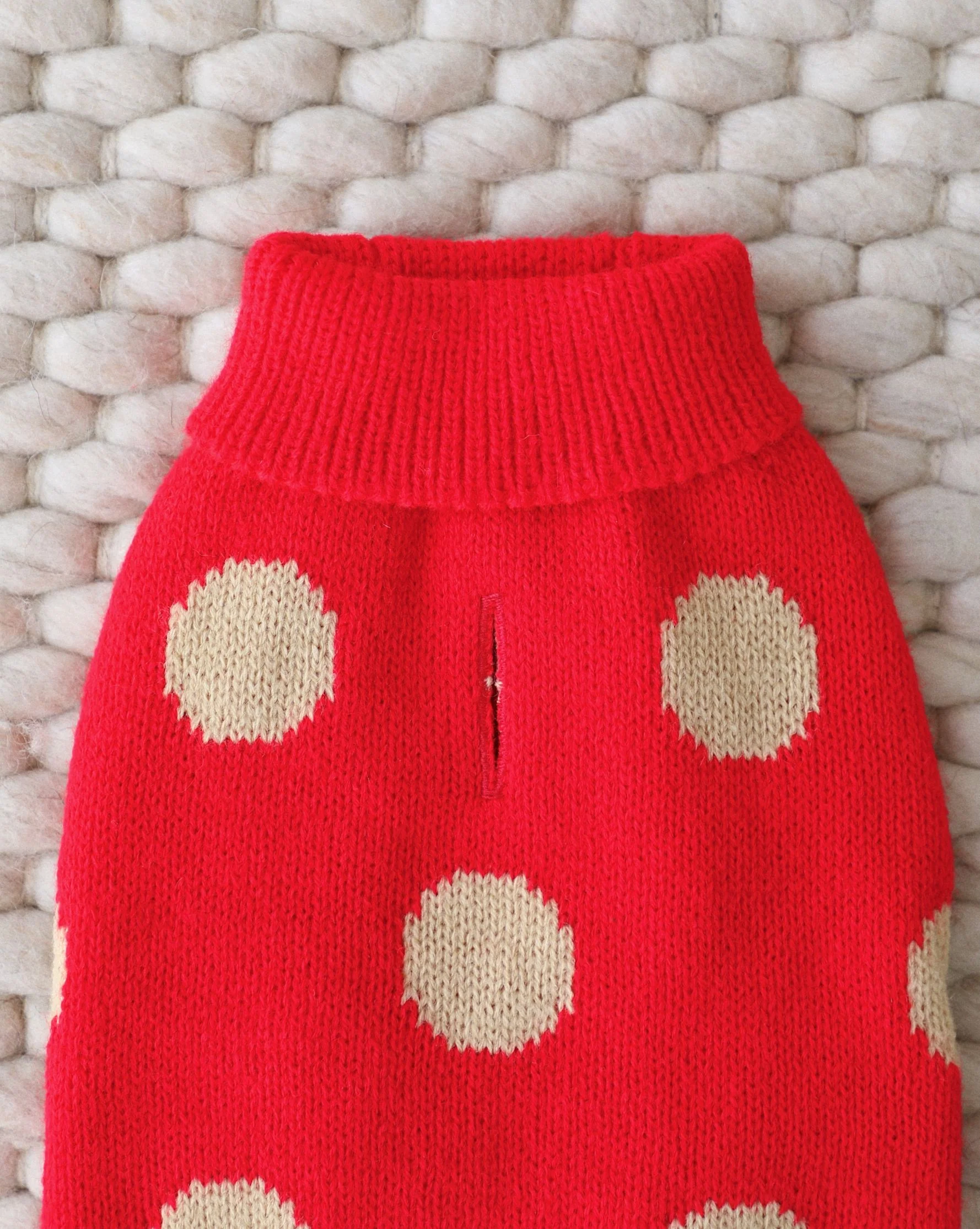Jingle Pup Reversible Dog Sweater - Image 3