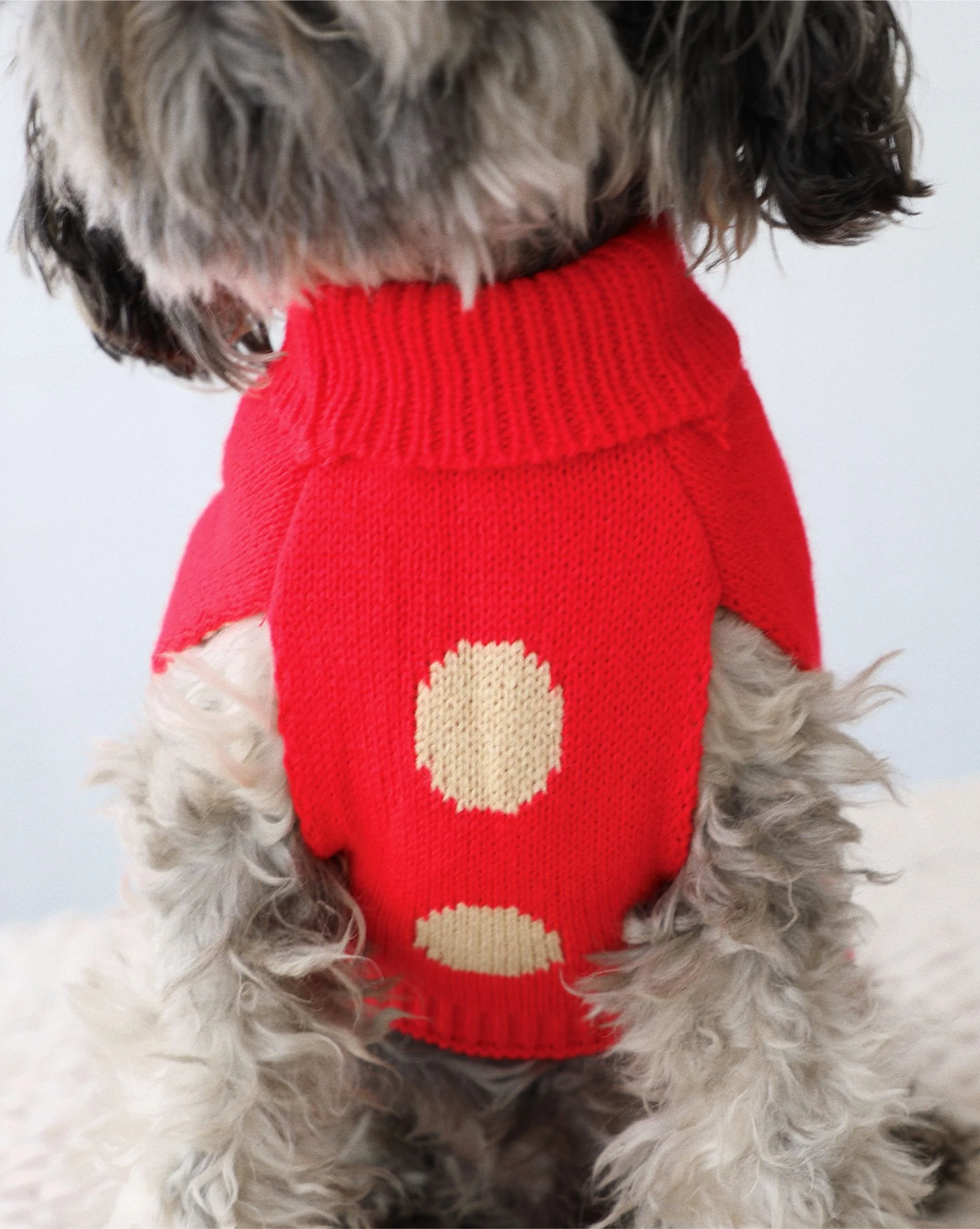 Jingle Pup Reversible Dog Sweater - Image 4