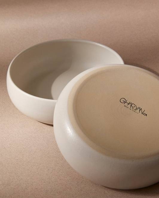 Chef's Kiss Matte Bone White Pet Bowl - Image 3