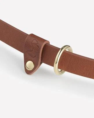 Multi-Position Brown Leather Dog Leash - Image 6