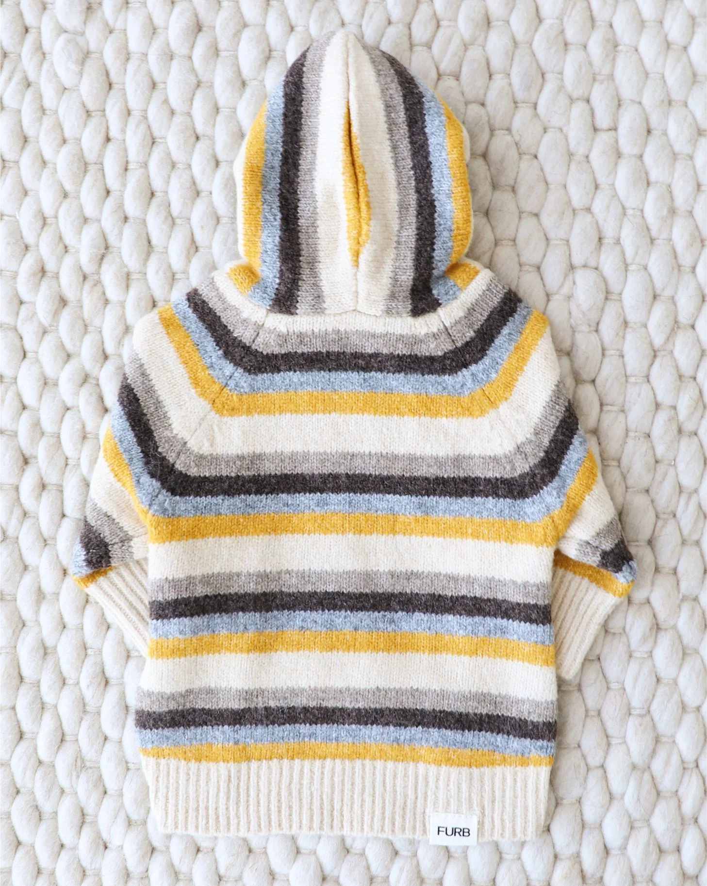 Venice Retro Stripe Dog Hoodie - Image 2