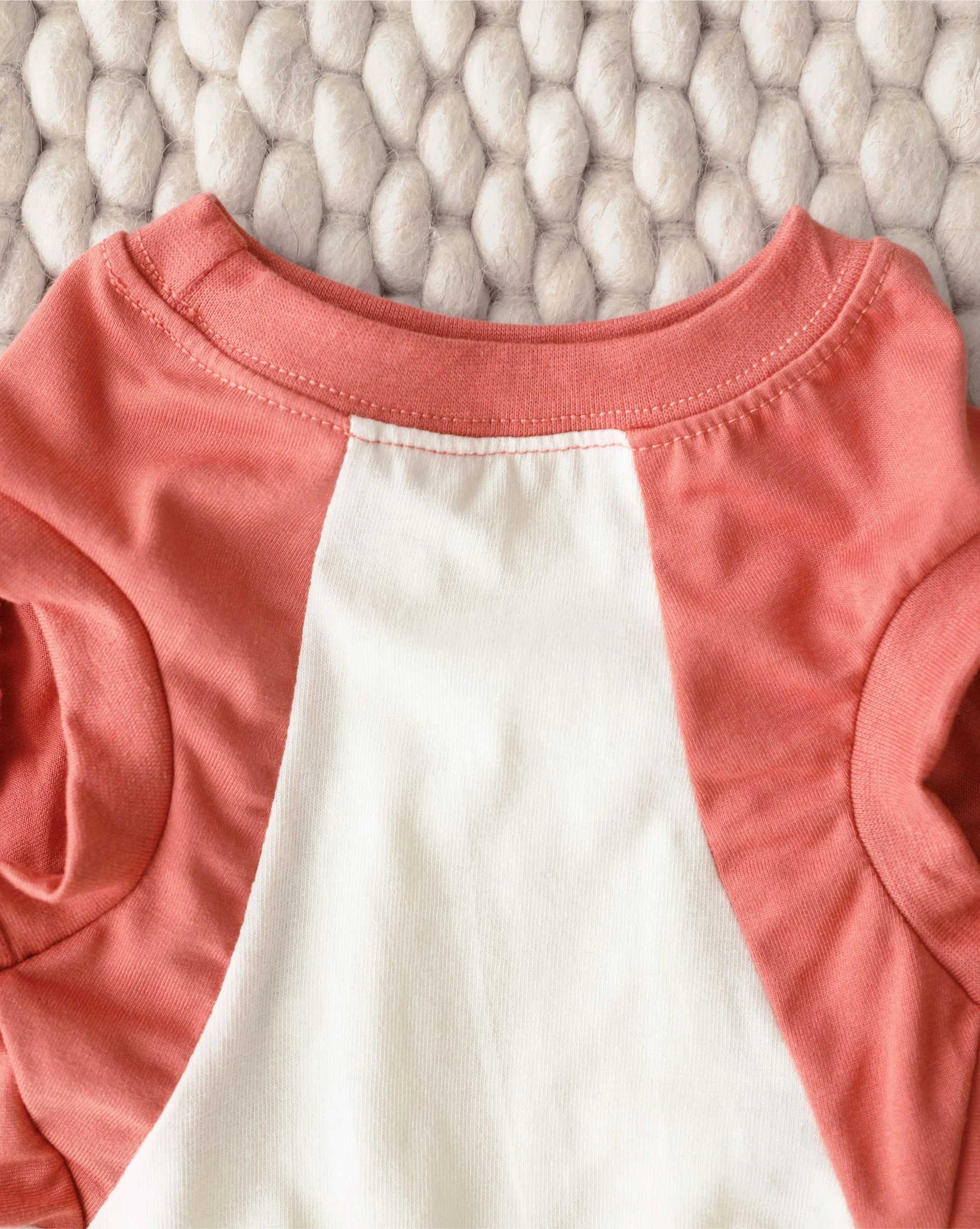 Stay Gold Ivory + Vintage Red Muscle T-Shirt - Image 4