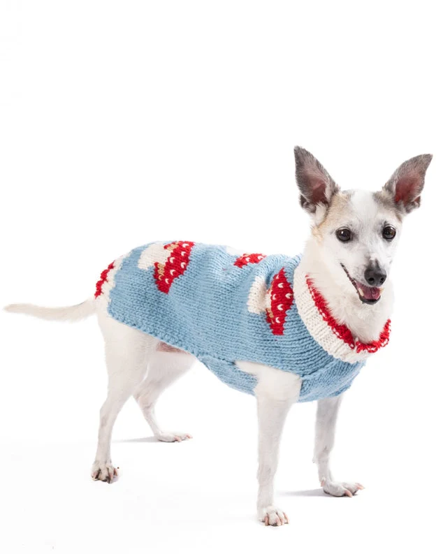 Forest Floof Mushroom Knit Dog Sweater - Image 4