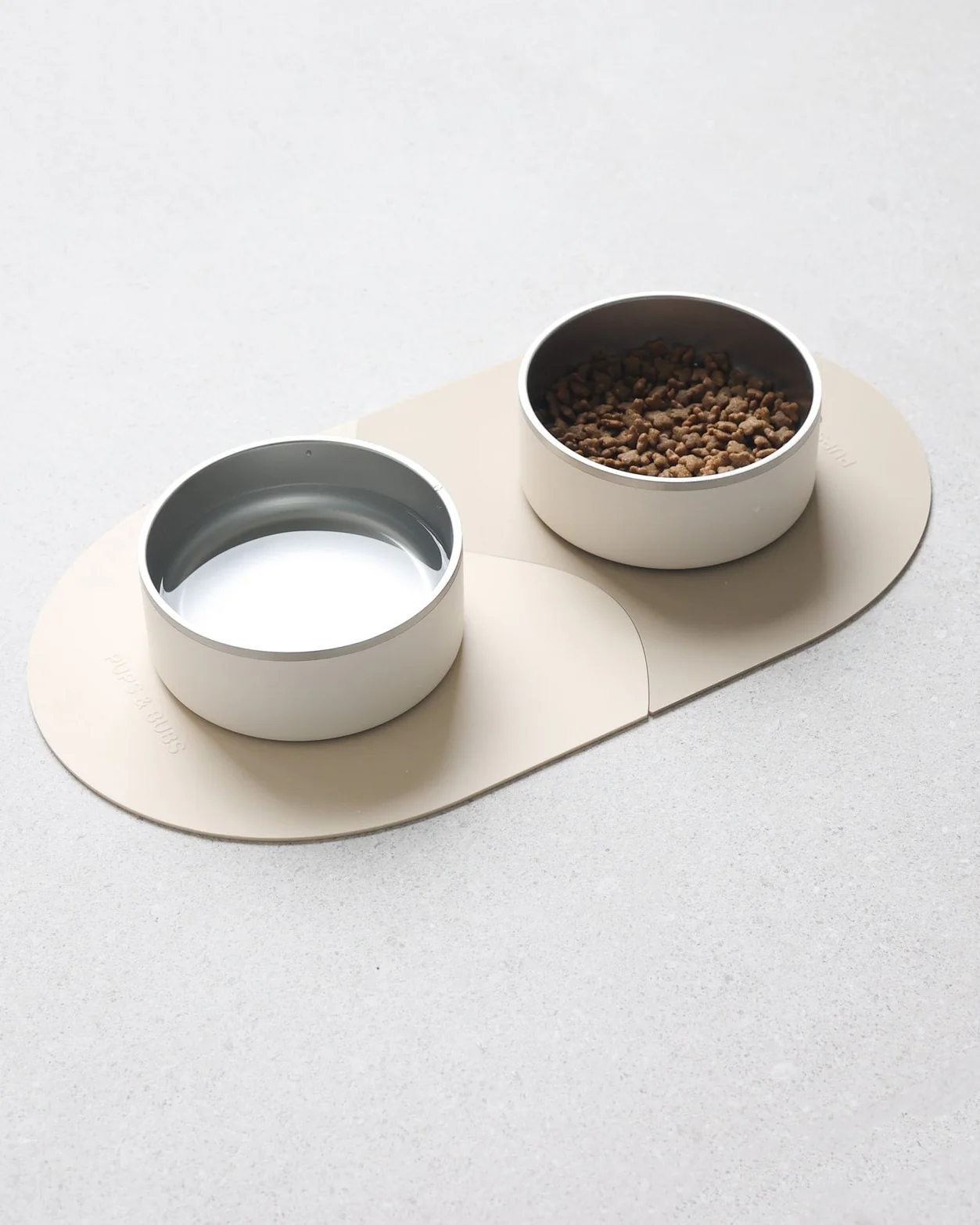 Supper Club Dog Mealtime Kit: Bowl Set + Placemats
