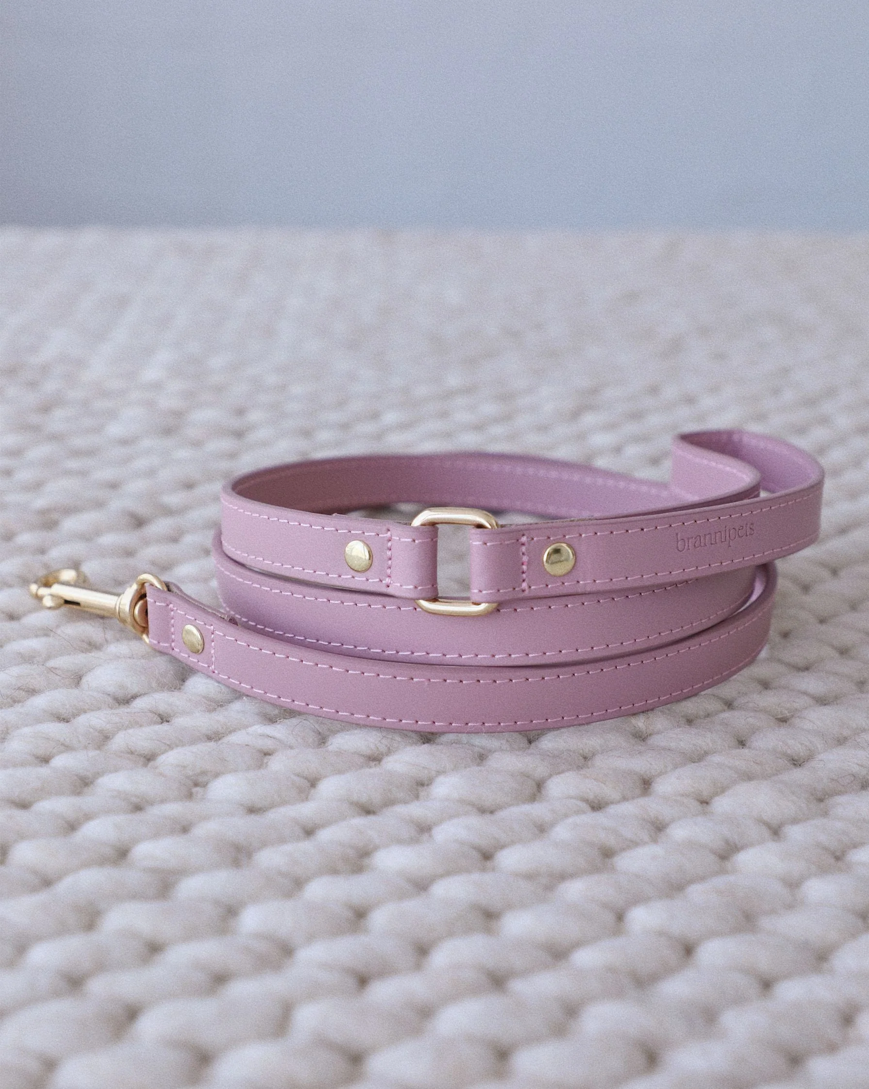 Nara Studded Collar Mauve Leather Walk Kit - Image 4
