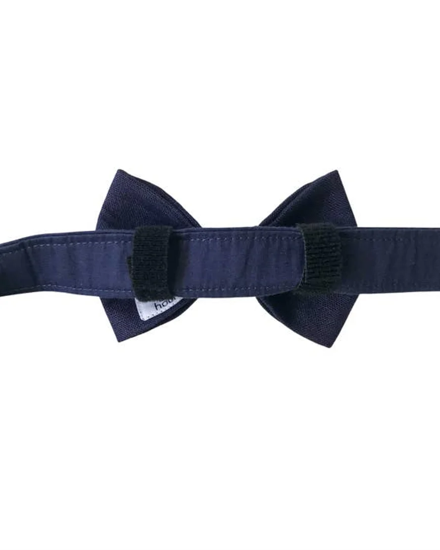 Take a Bow Navy Linen Bow Tie - Image 6
