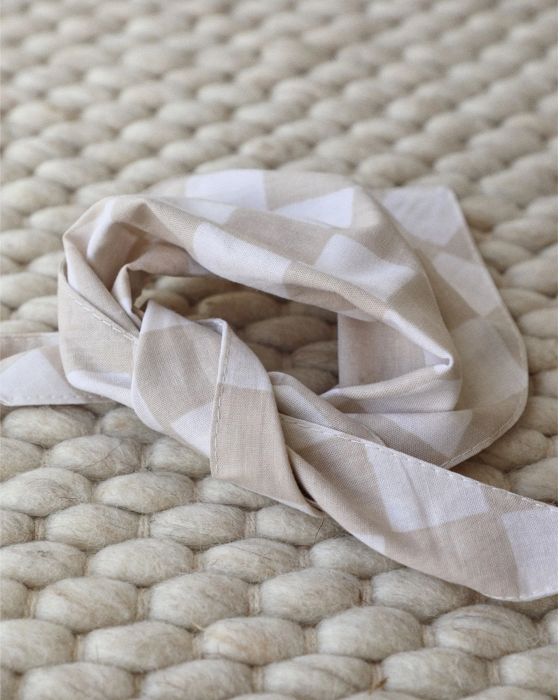 Make a Move Sand Check Bandana - Image 3