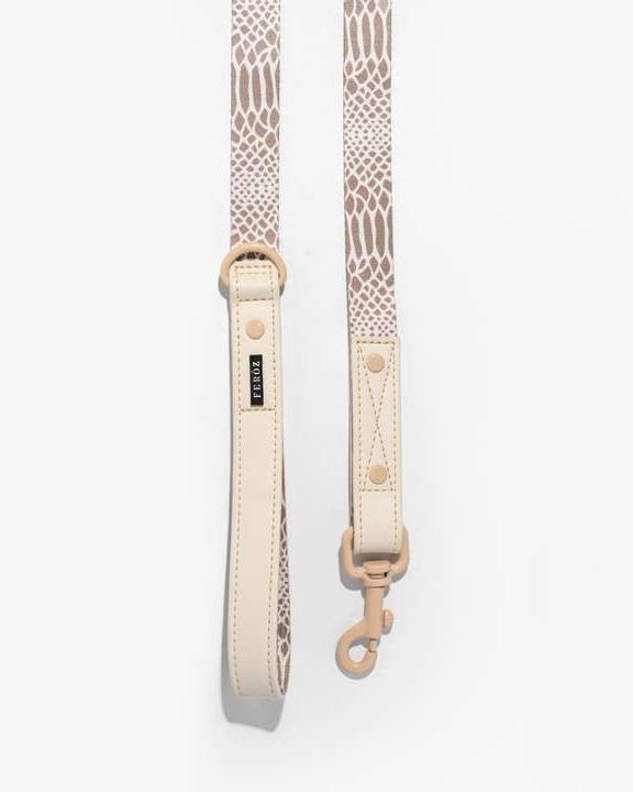 Fierce + Fab Neutral Snake Dog Leash - Image 3