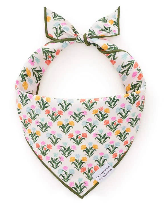 Fields of Dreams Floral Dog Bandana