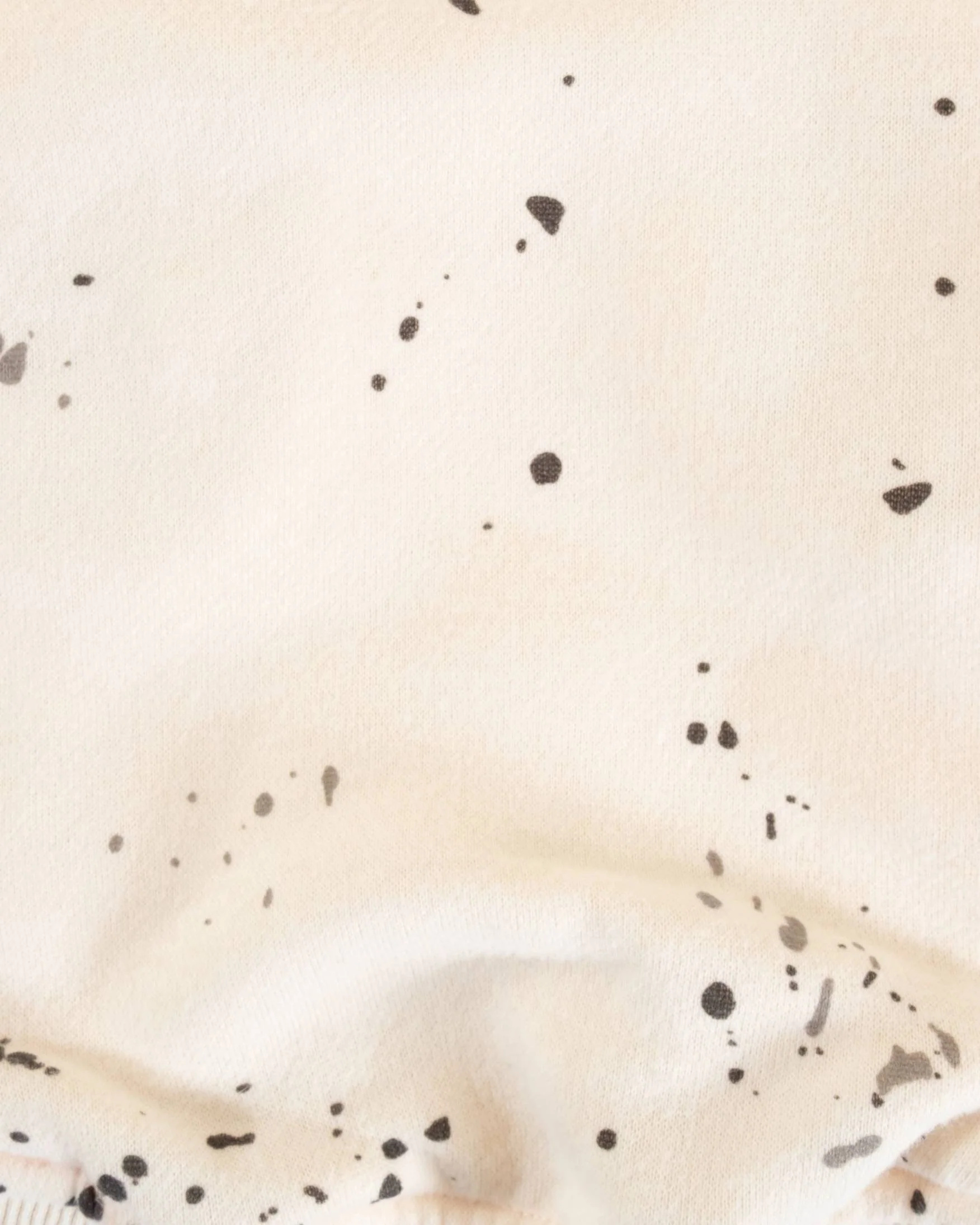 Bradley Ivory Paint Splatter Short Sleeve Dog Hoodie - Image 8