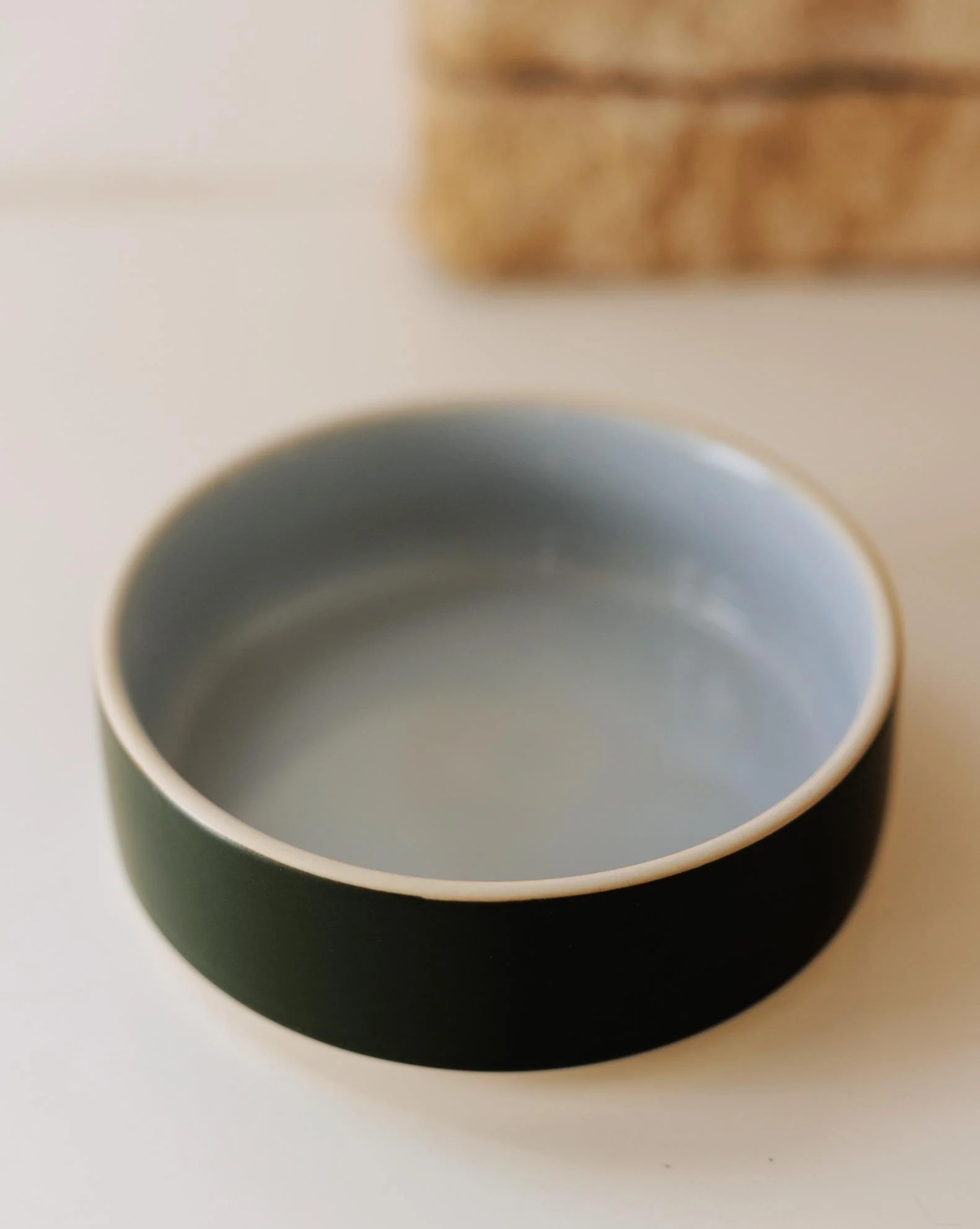 Smooth Sailing Forest Green Dog Bowl - Image 3