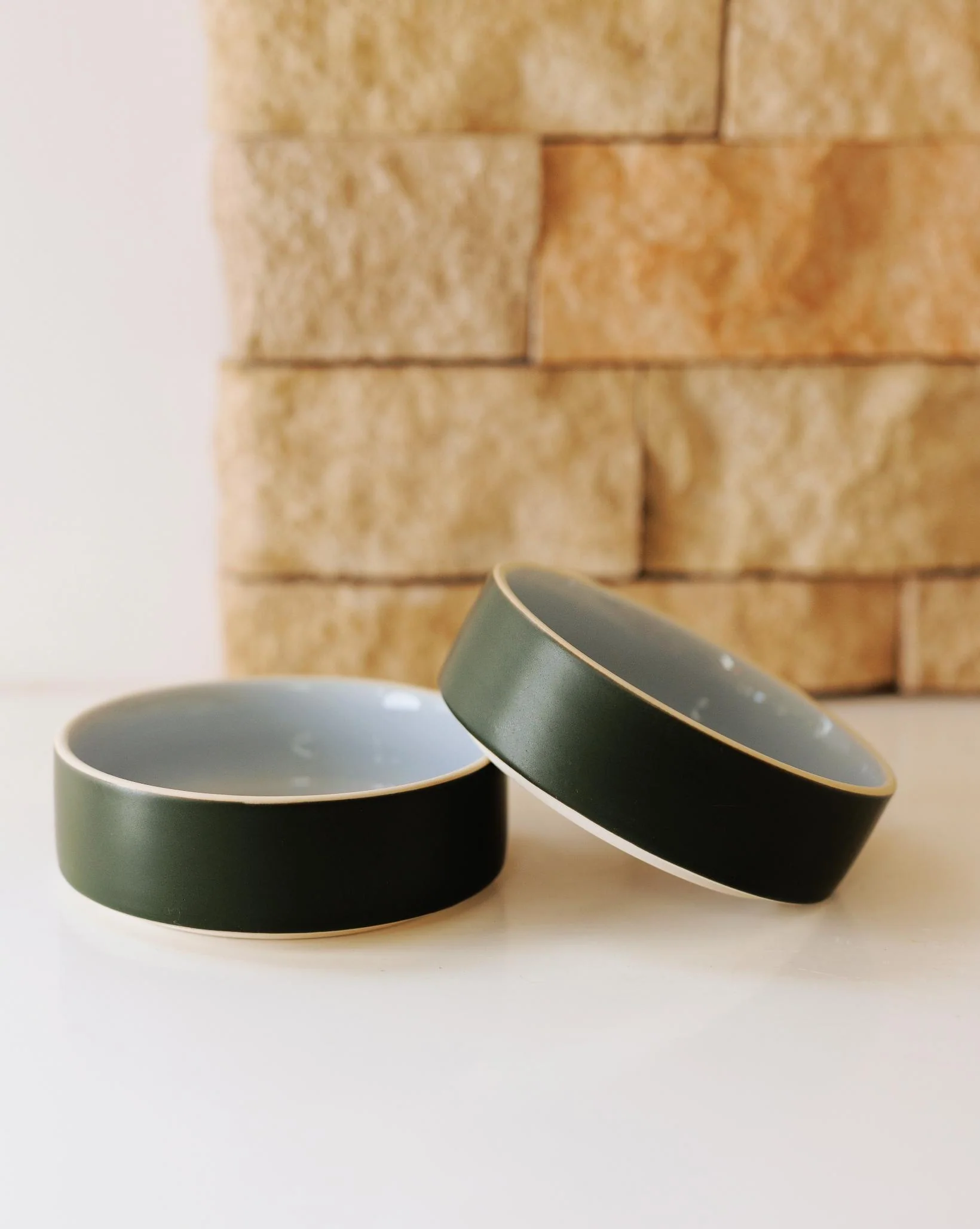 Smooth Sailing Forest Green Dog Bowl - Image 4