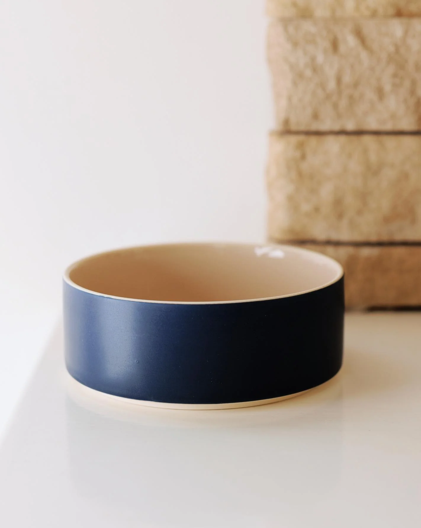Smooth Sailing Midnight Blue Dog Bowl - Image 2