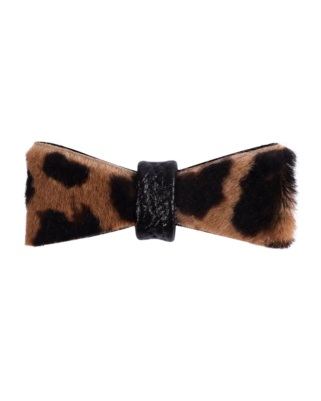 Call of the Jungle Leopard Pony Fur Bow Tie