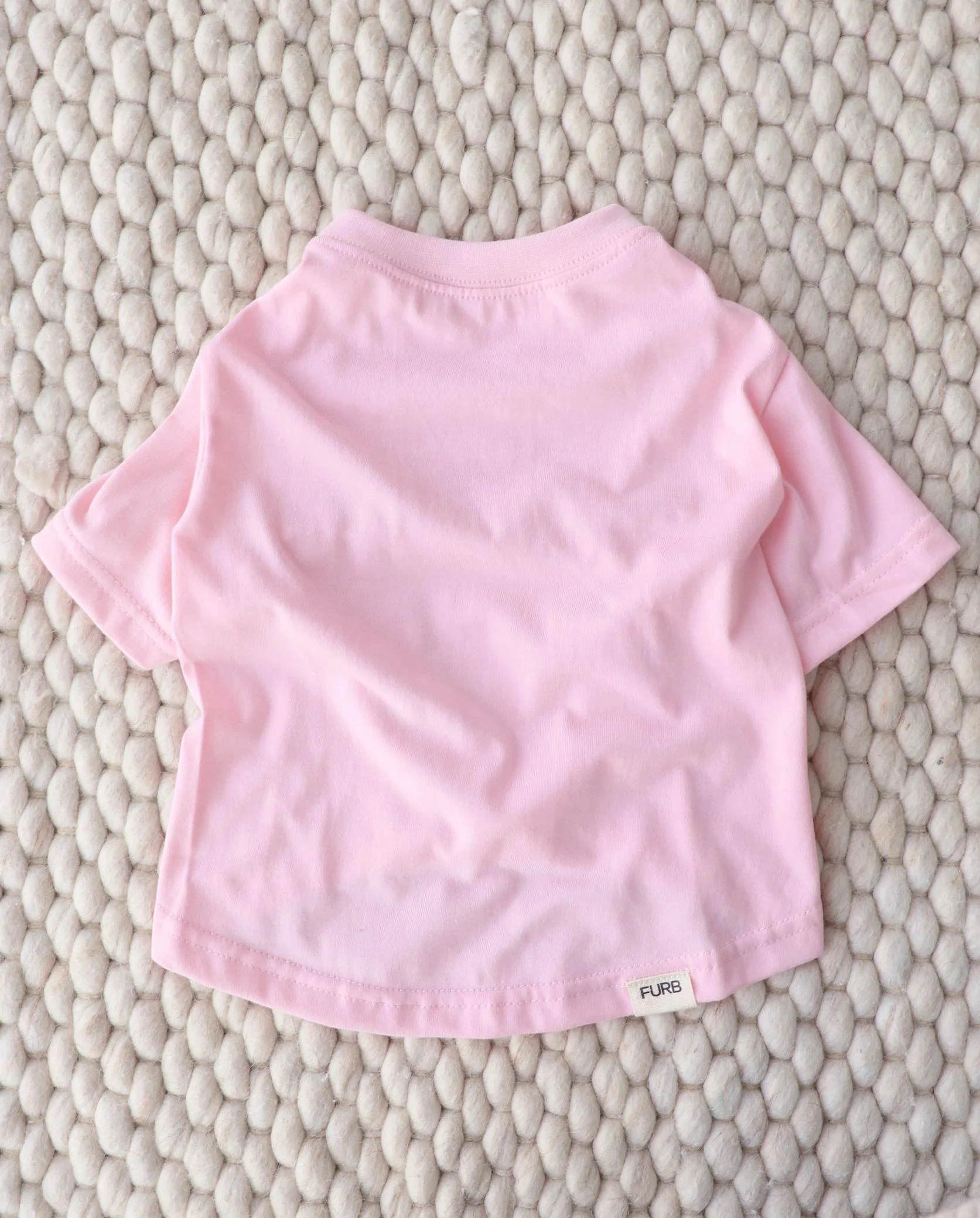 Casual Cutie Pink Relaxed Dog T-Shirt - Image 4