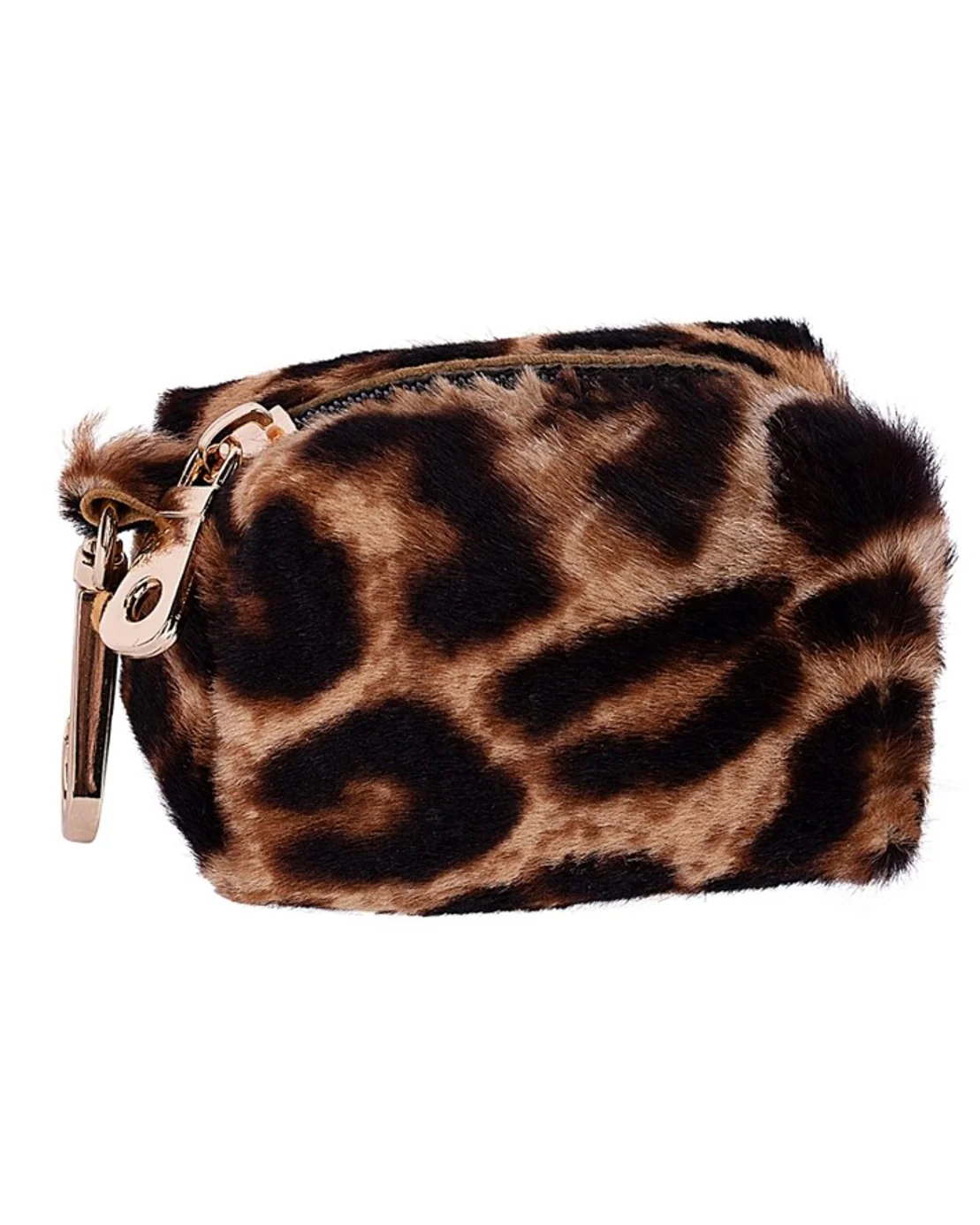 Call of the Jungle Leopard Pony Hair Waste Bag Holder
