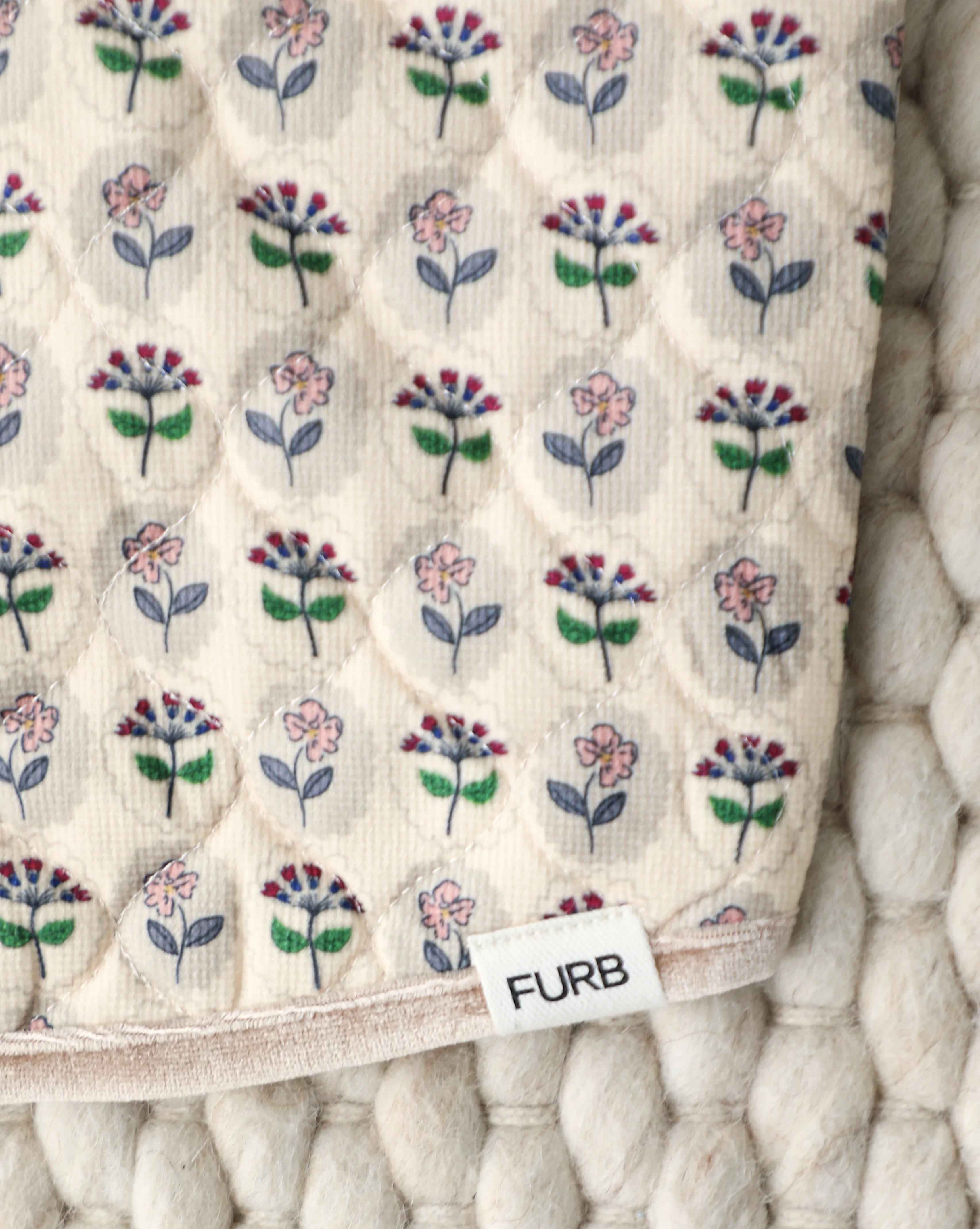 Fur-get Me Not Floral Quilted Dog Vest - Image 5