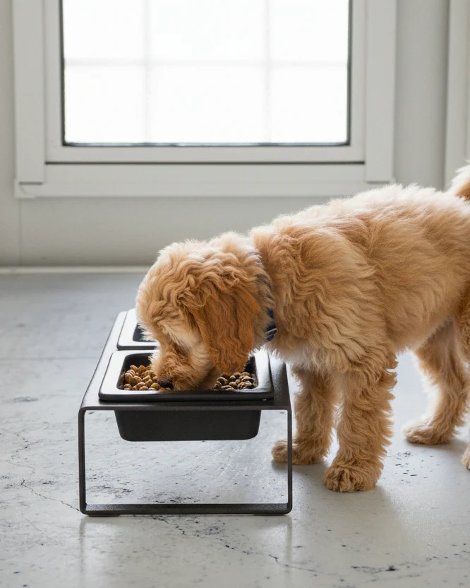 Snack Society Black Dog Bowl Set - Image 2