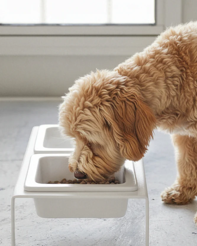 Snack Society White Dog Bowl Set - Image 2