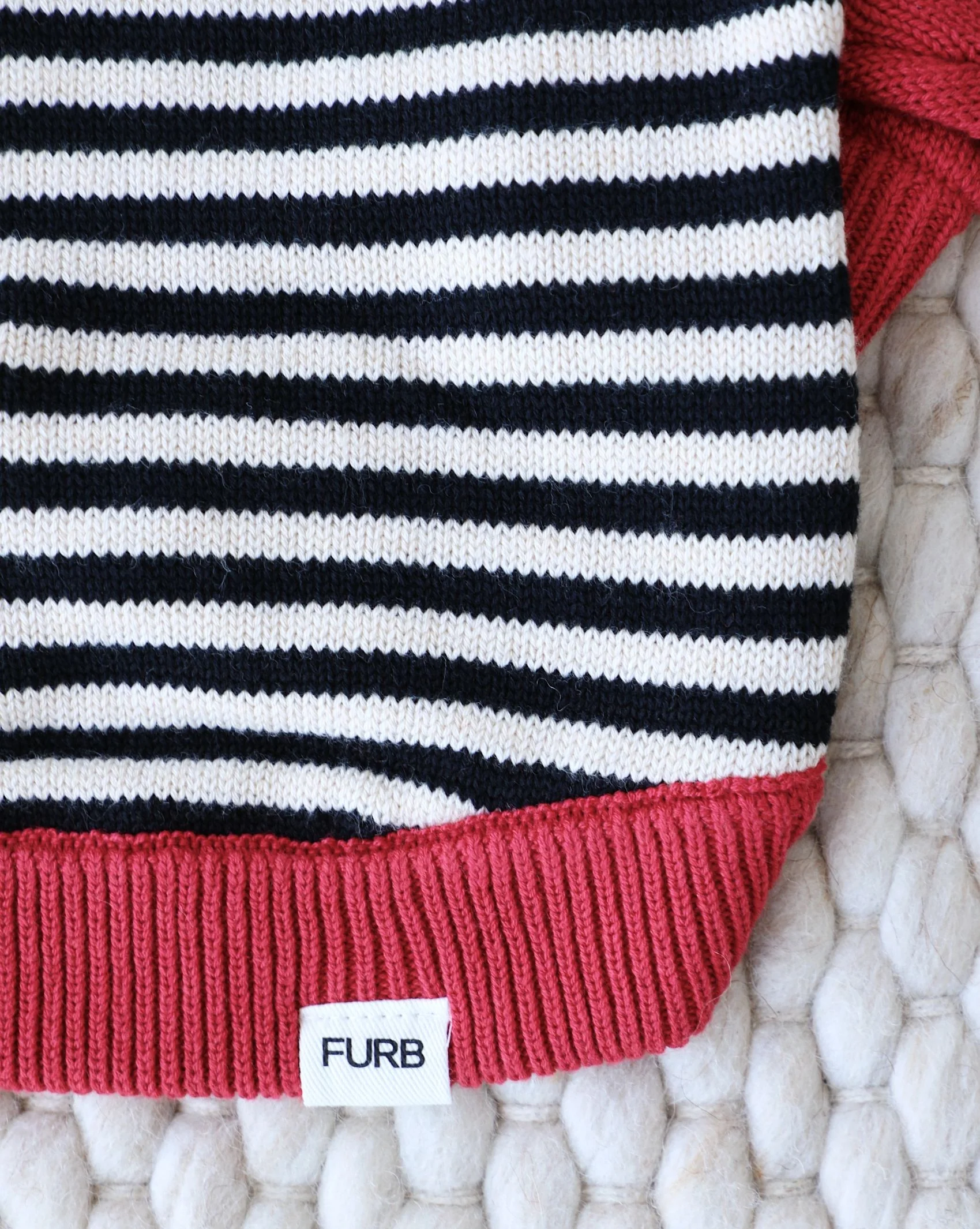 Bookworm Red Colorblock Sweater - Image 5
