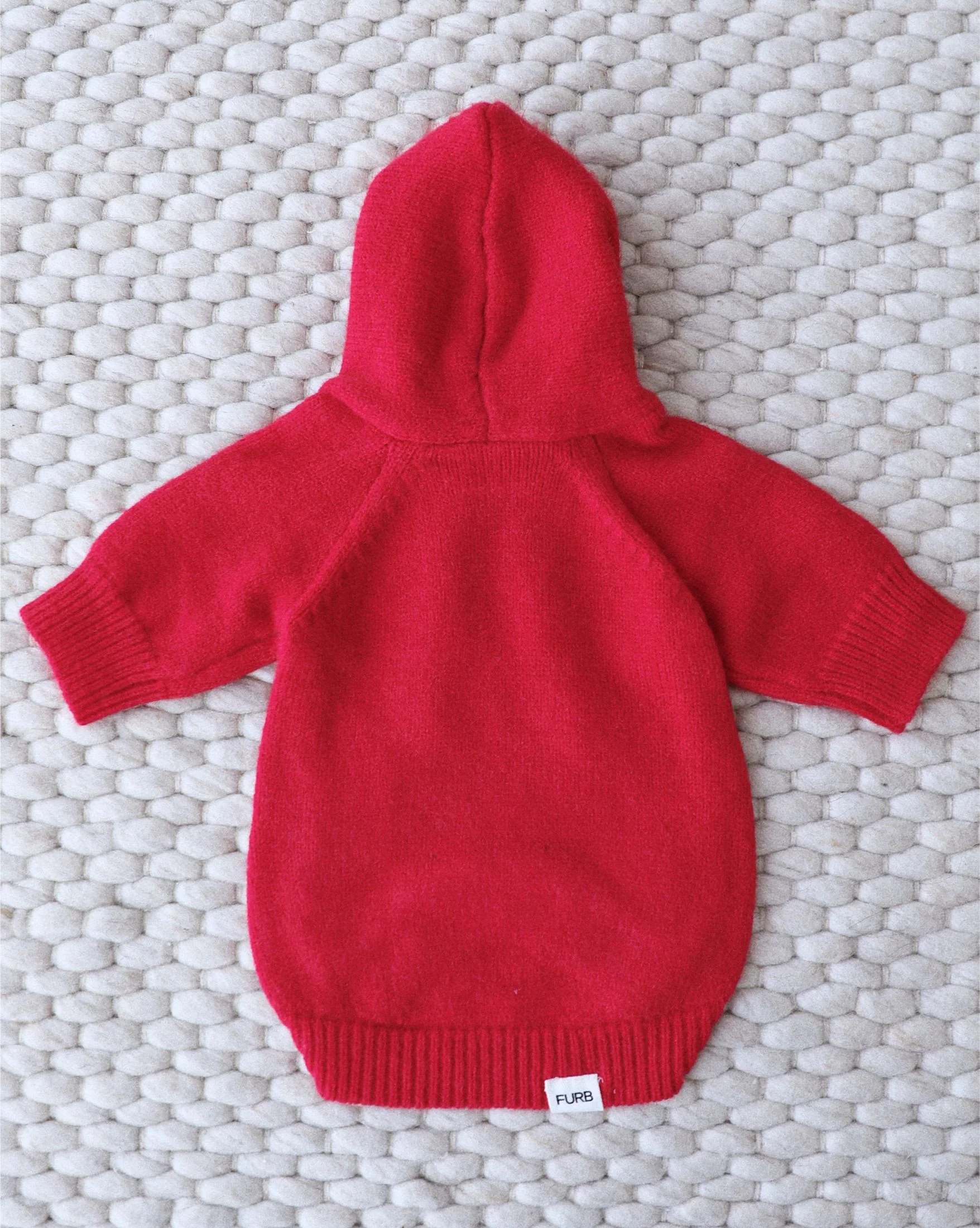 Venice Varsity Red Dog Hoodie - Image 3