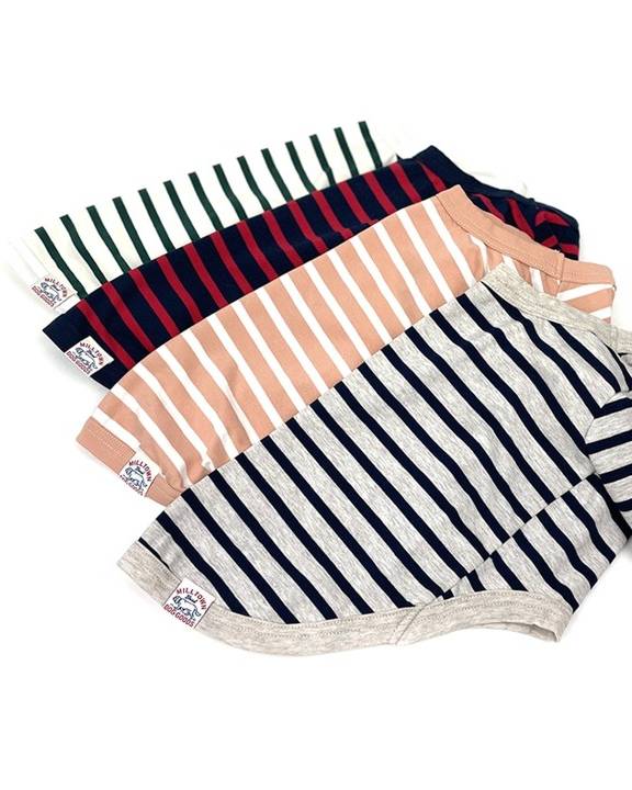 Tiny Gondolier Red + Navy Stripe Tee - Image 4