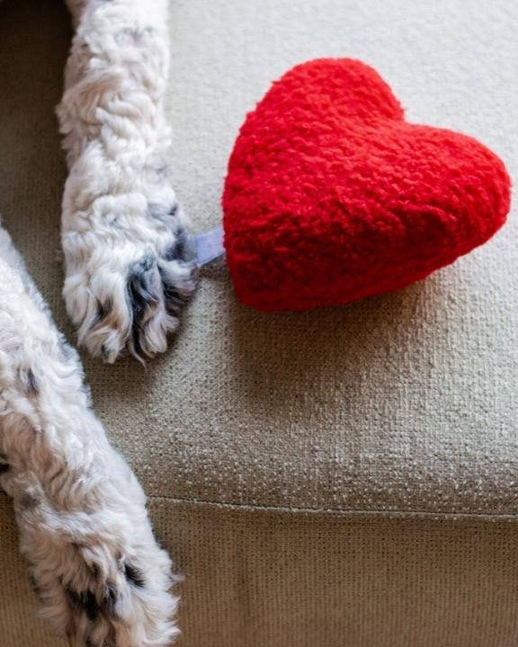Heart to Heart Red Fleece Toy