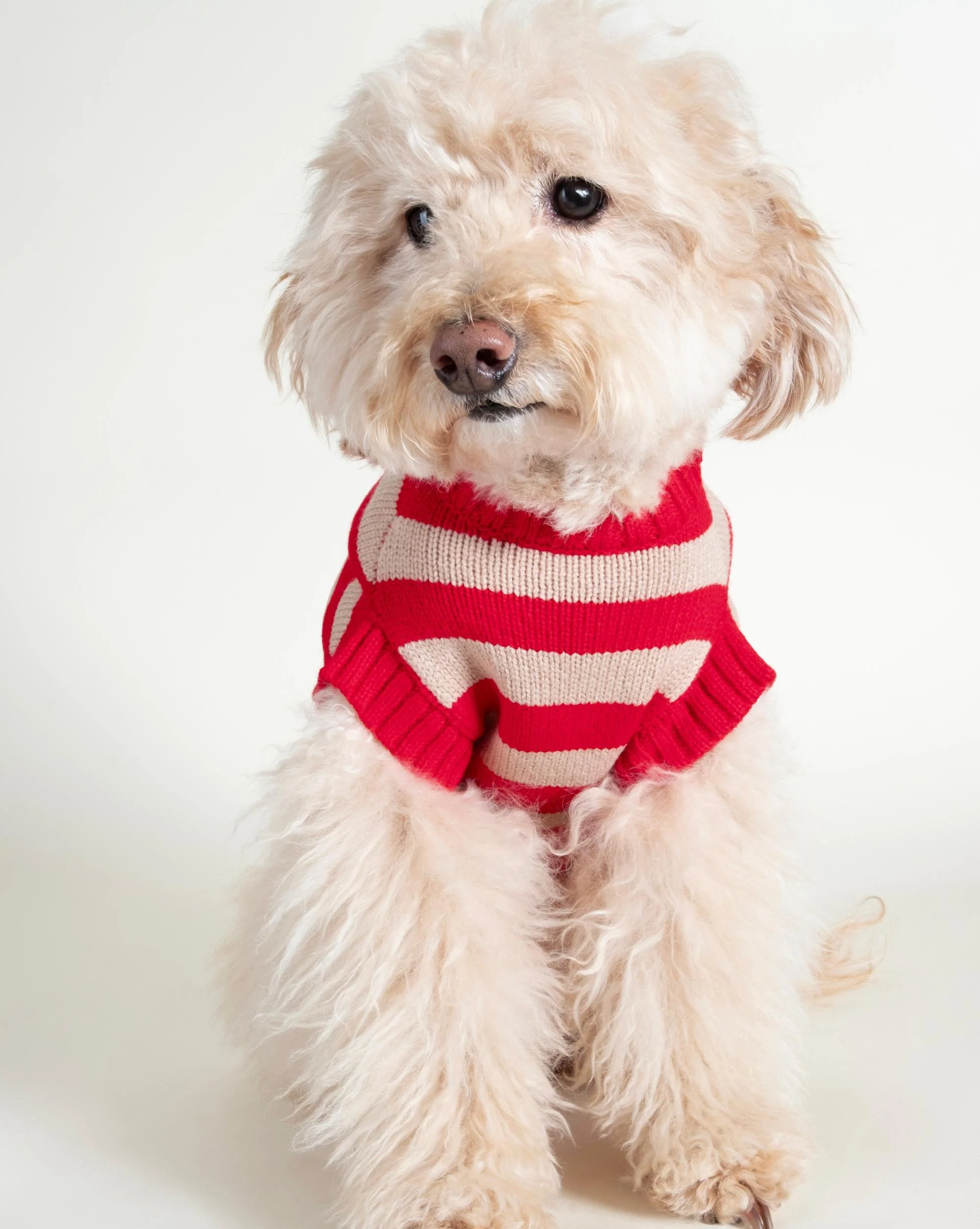 Candy Crush Red Striped Sweater Vest - Image 3