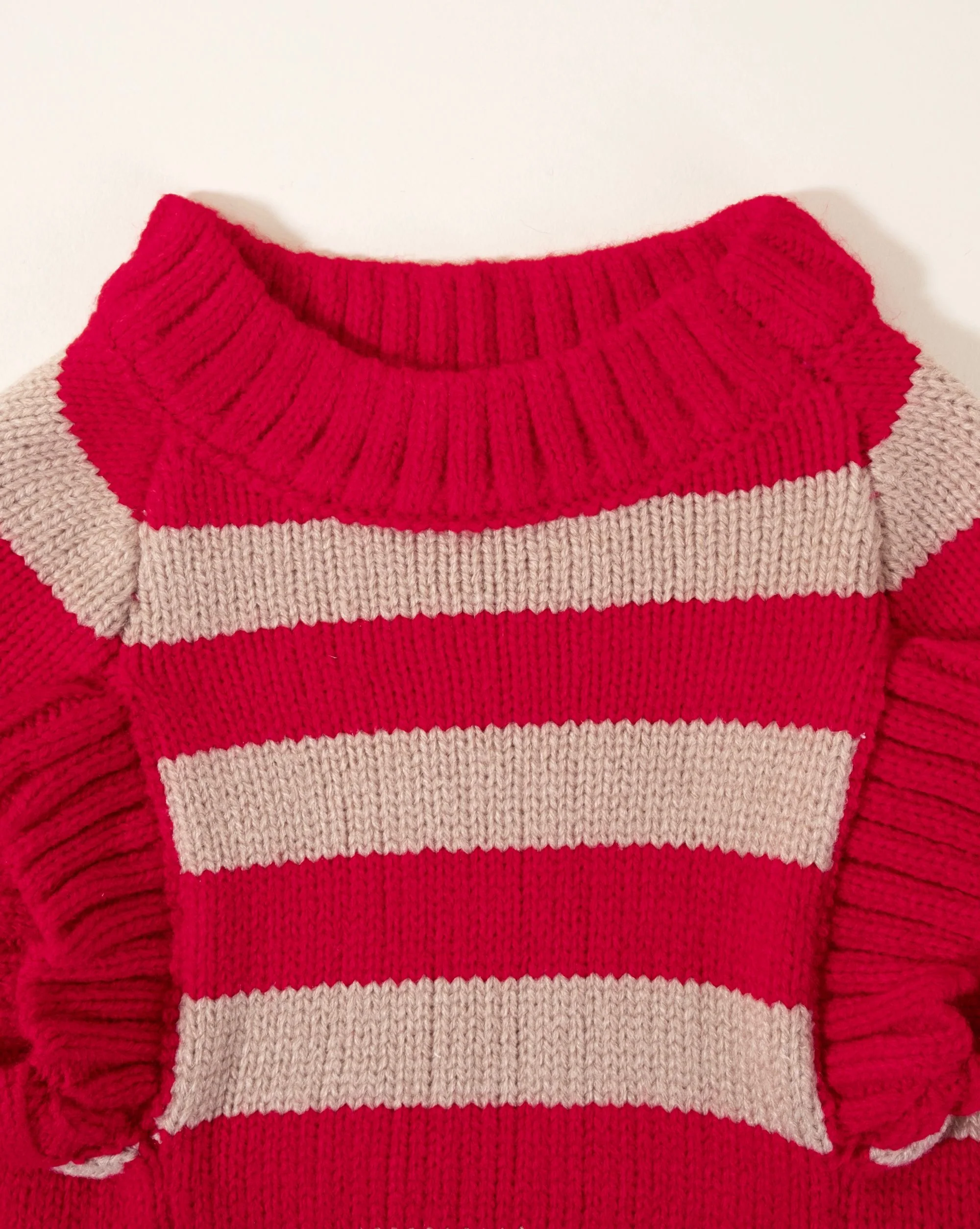 Candy Crush Red Striped Sweater Vest - Image 9