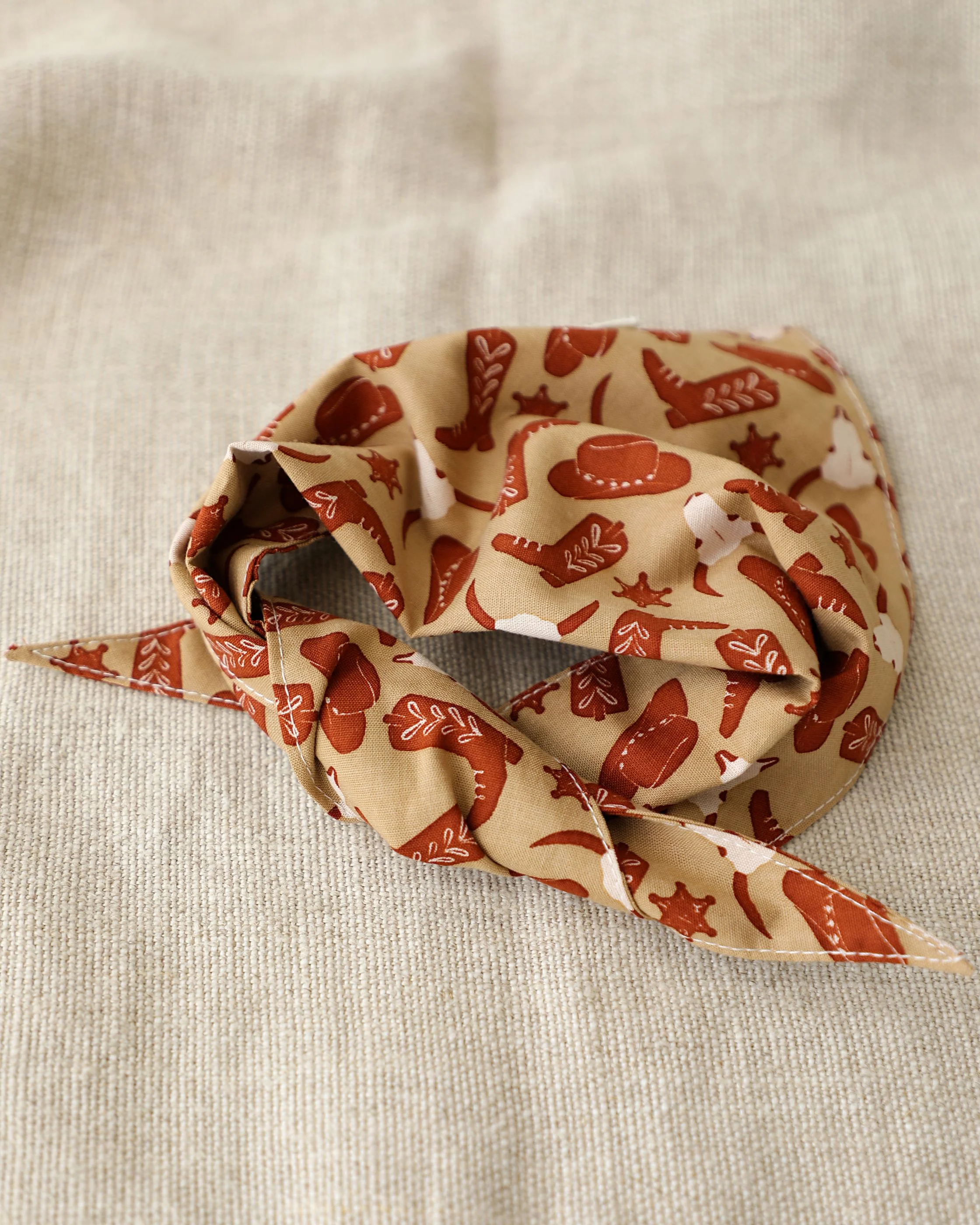 Buckaroo Western Print Dog Bandana - Image 2