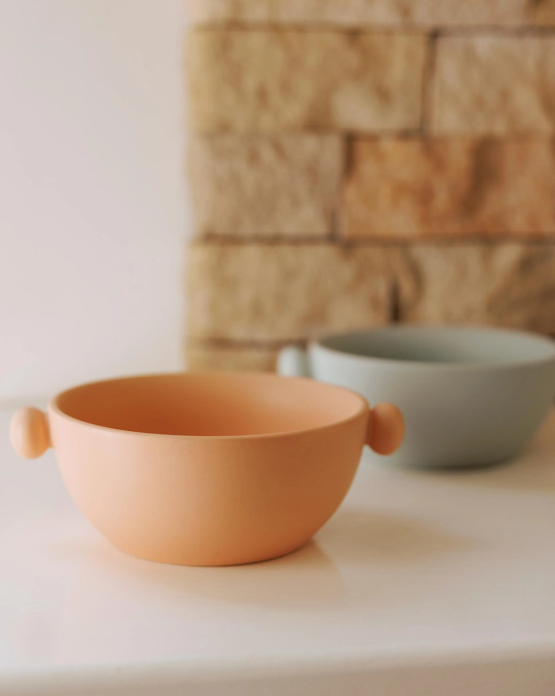 Too Stylish to Handle Bright Nude Ceramic Dog Bowl - Image 2