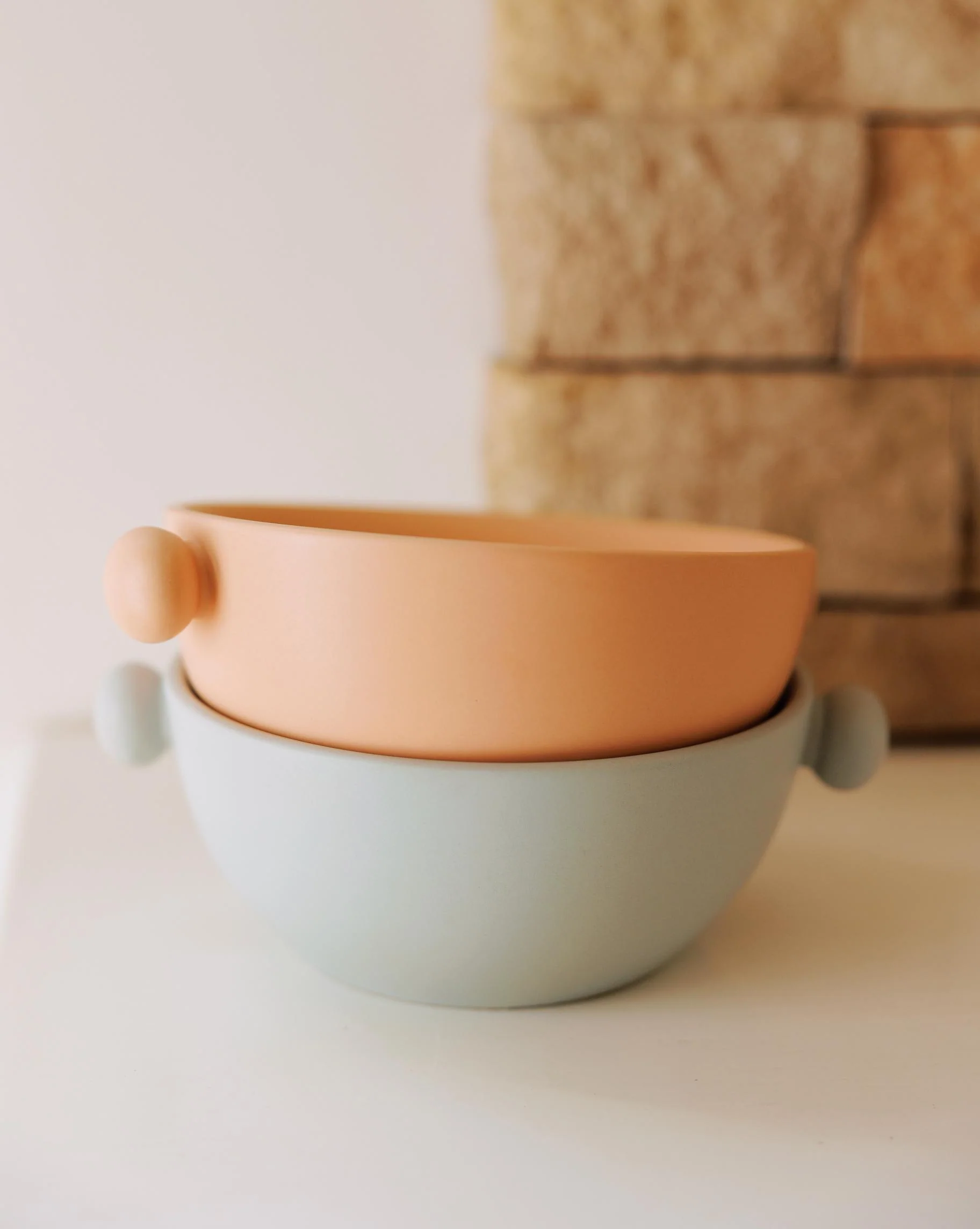 Too Stylish to Handle Bright Nude Ceramic Dog Bowl - Image 4