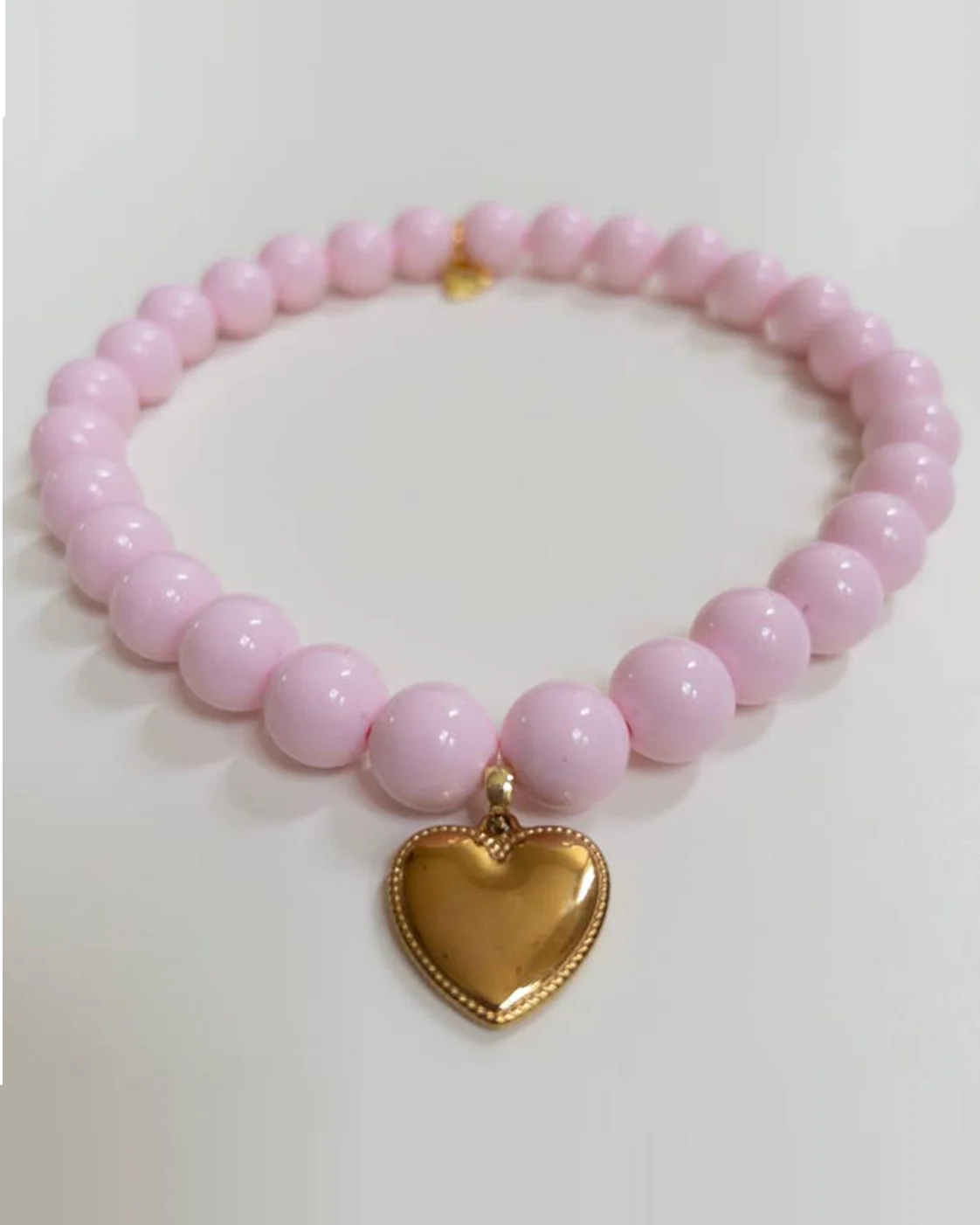 Polished Pup Pink Dog Necklace