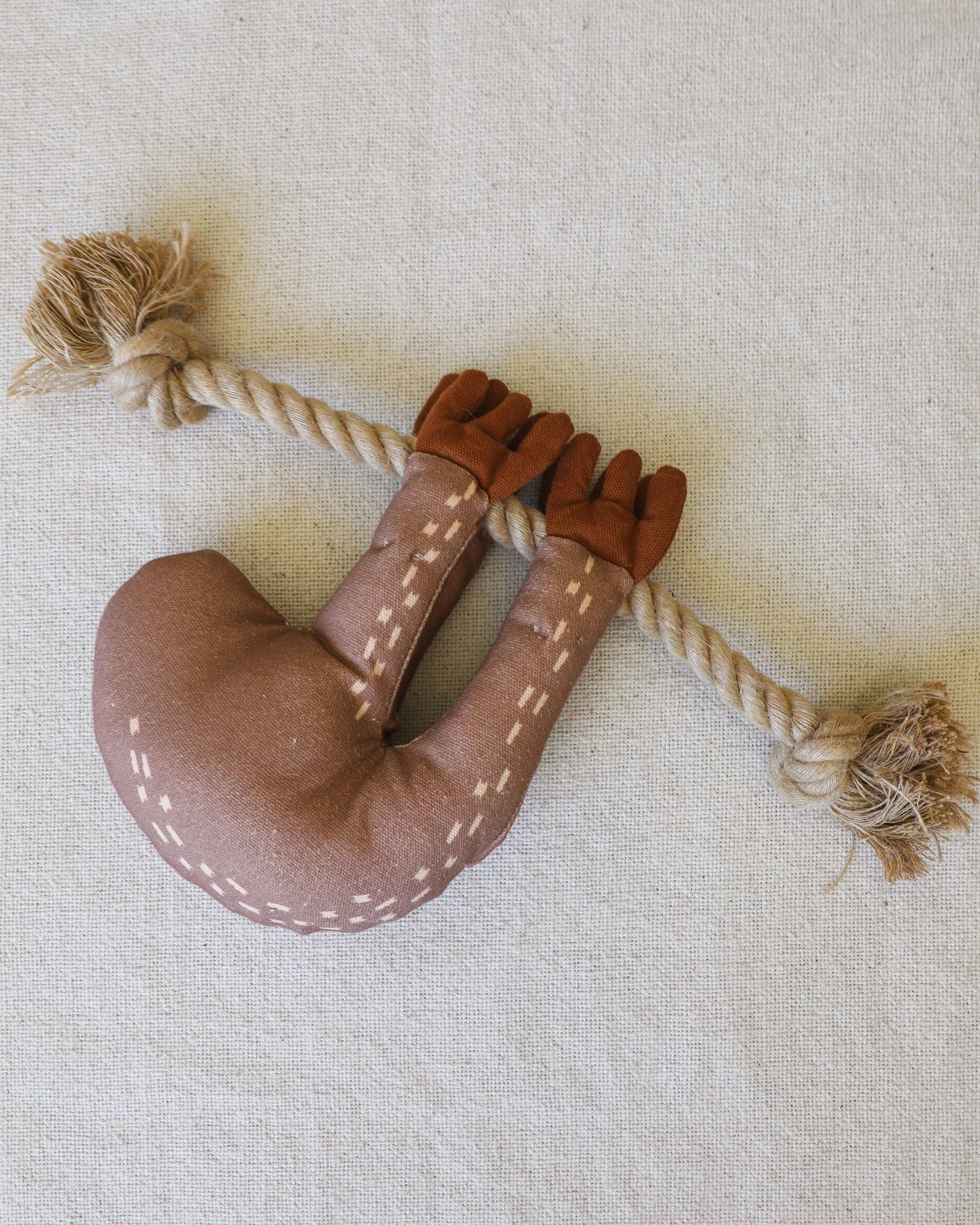Eat Sleep Repeat Sloth Dog Toy - Image 4
