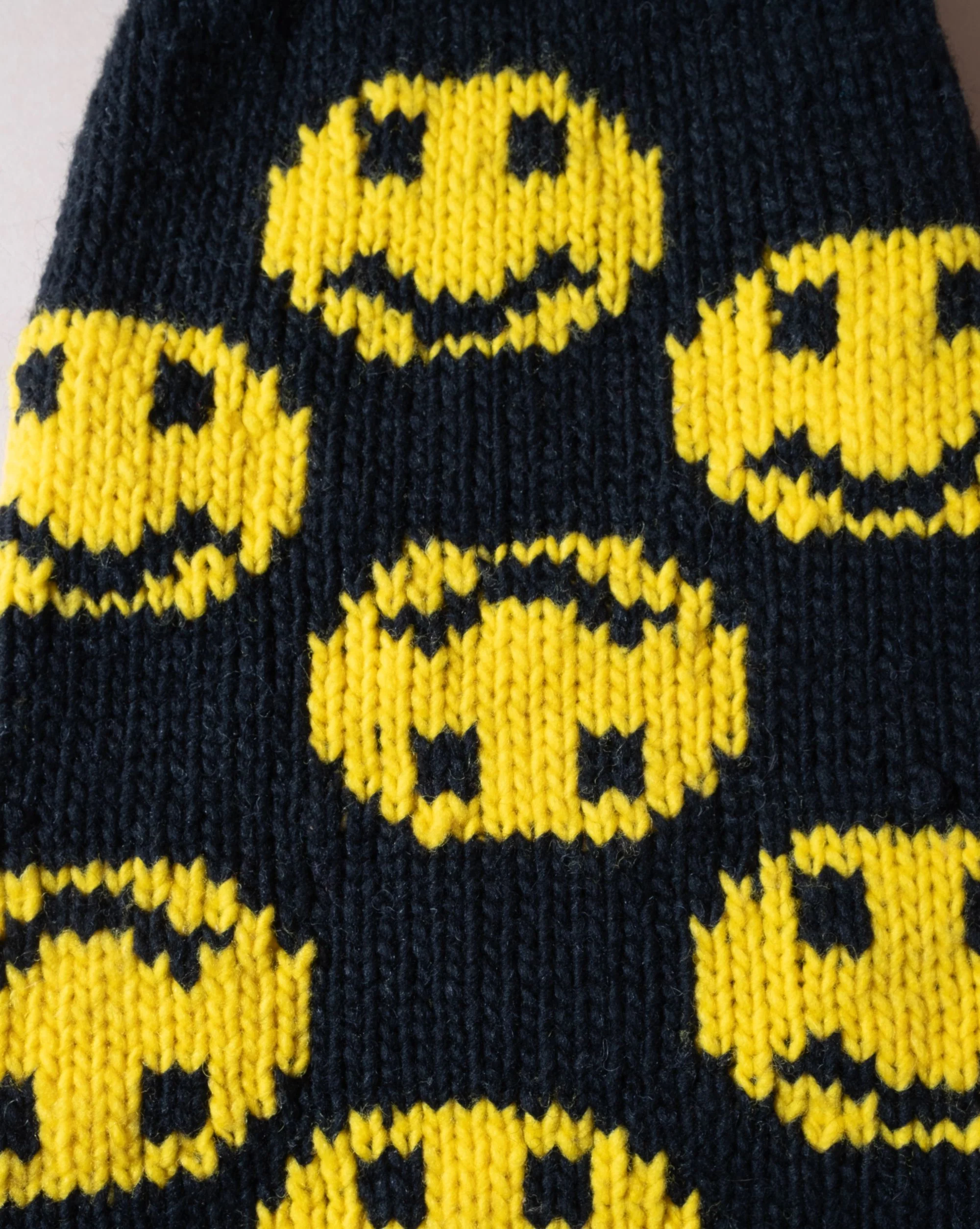 Grin + Wear It Black Smiley Dog Sweater - Image 5