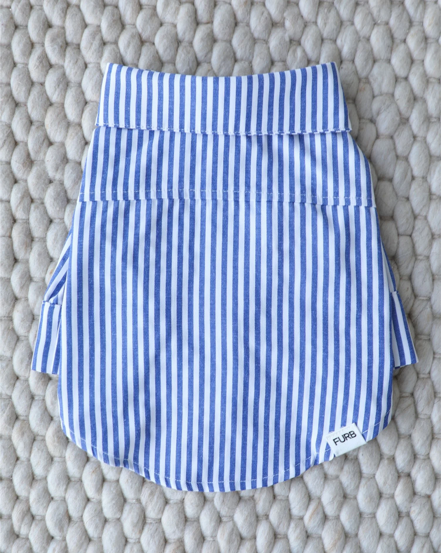Nantucket Blue + White Striped Button Up - Image 2