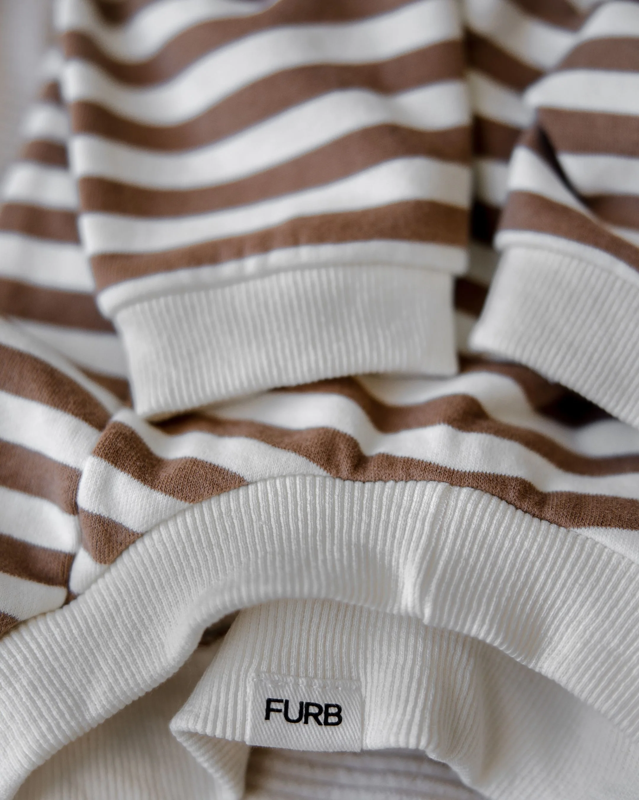 Camden Brown Striped Dog Sweatshirt - Image 3