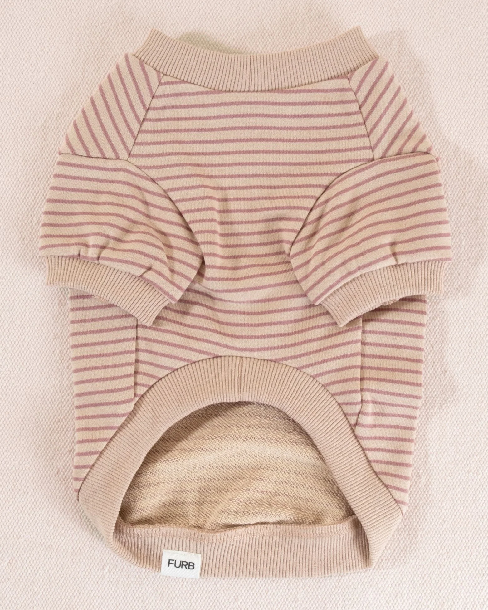 Cali Blush Striped Dog Sweatshirt - Image 4