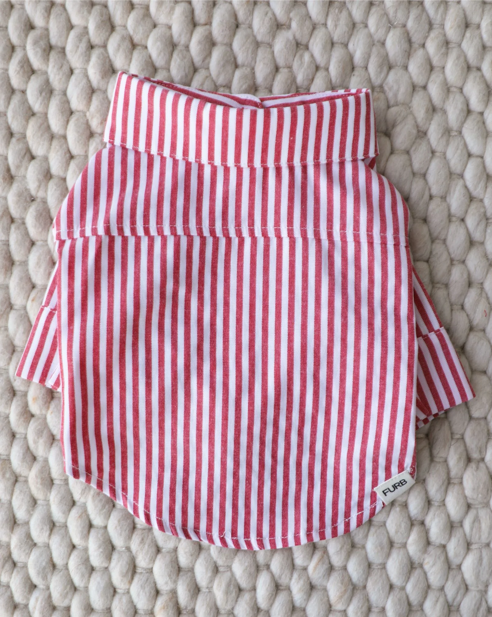 Nantucket Red + White Striped Button Up - Image 2