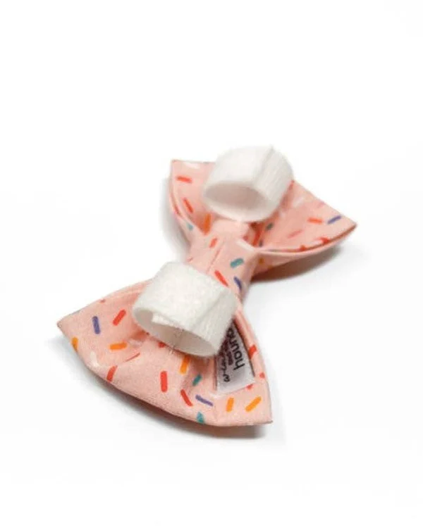 Take a Bow Pink Confetti Bow Tie - Image 3