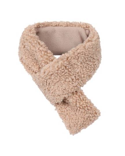 Bundled Up Beige Dog Neck Warmer