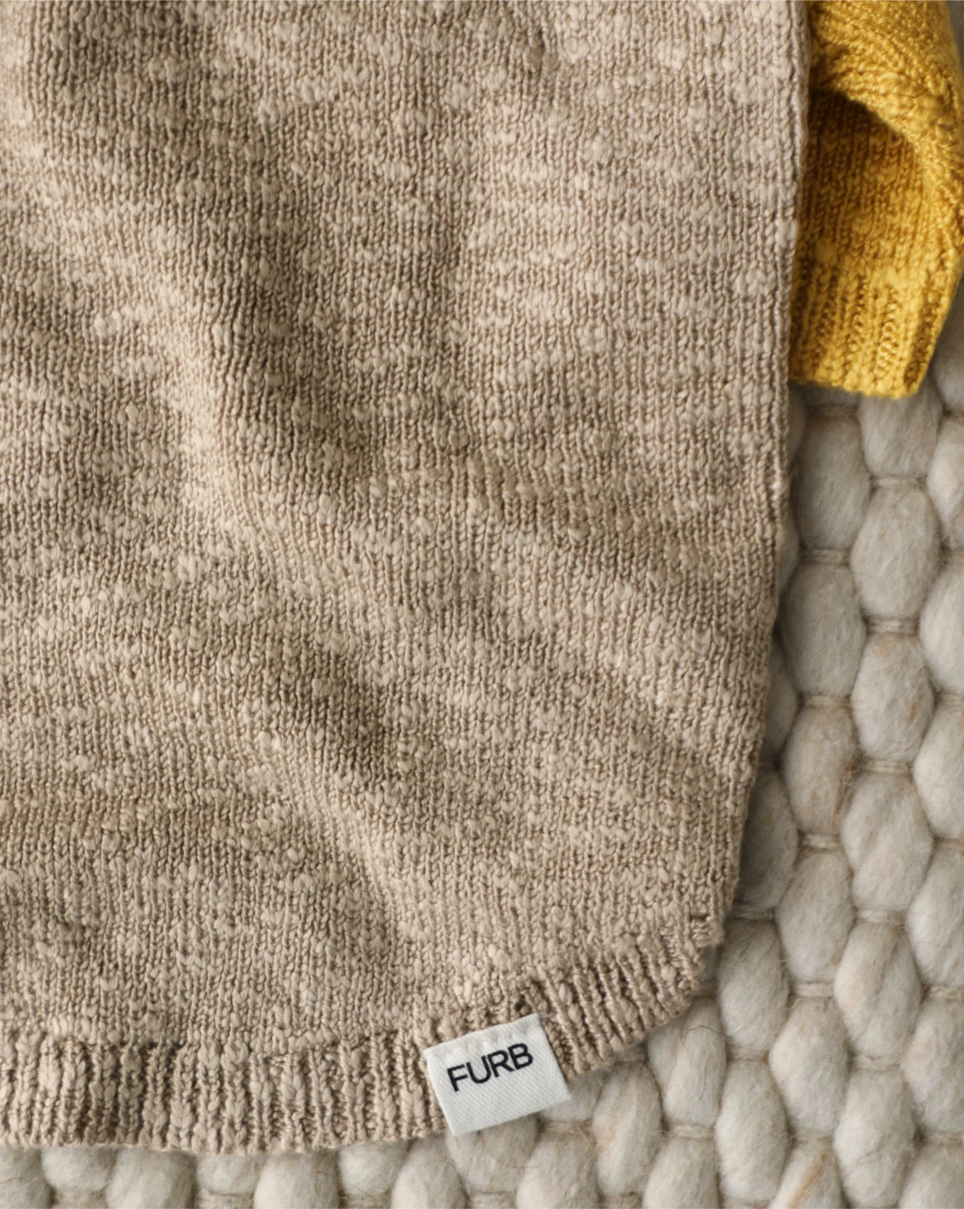 Golden Hour Tan + Mustard Henley Slub Sweater - Image 4