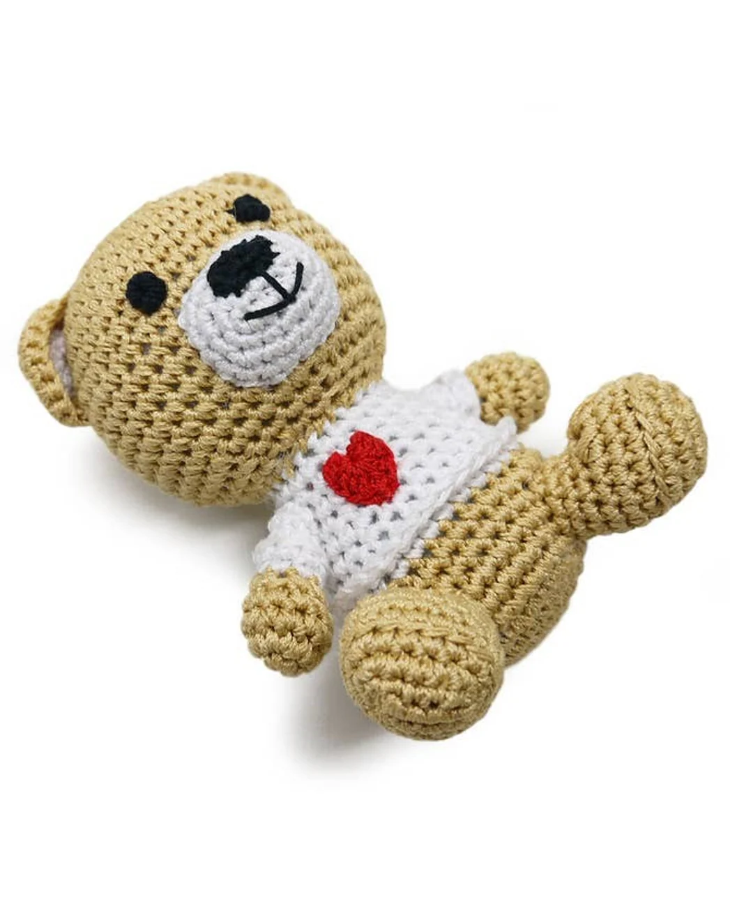 Bear-y Cute Crochet Teddy Bear Dog Toy - Image 3