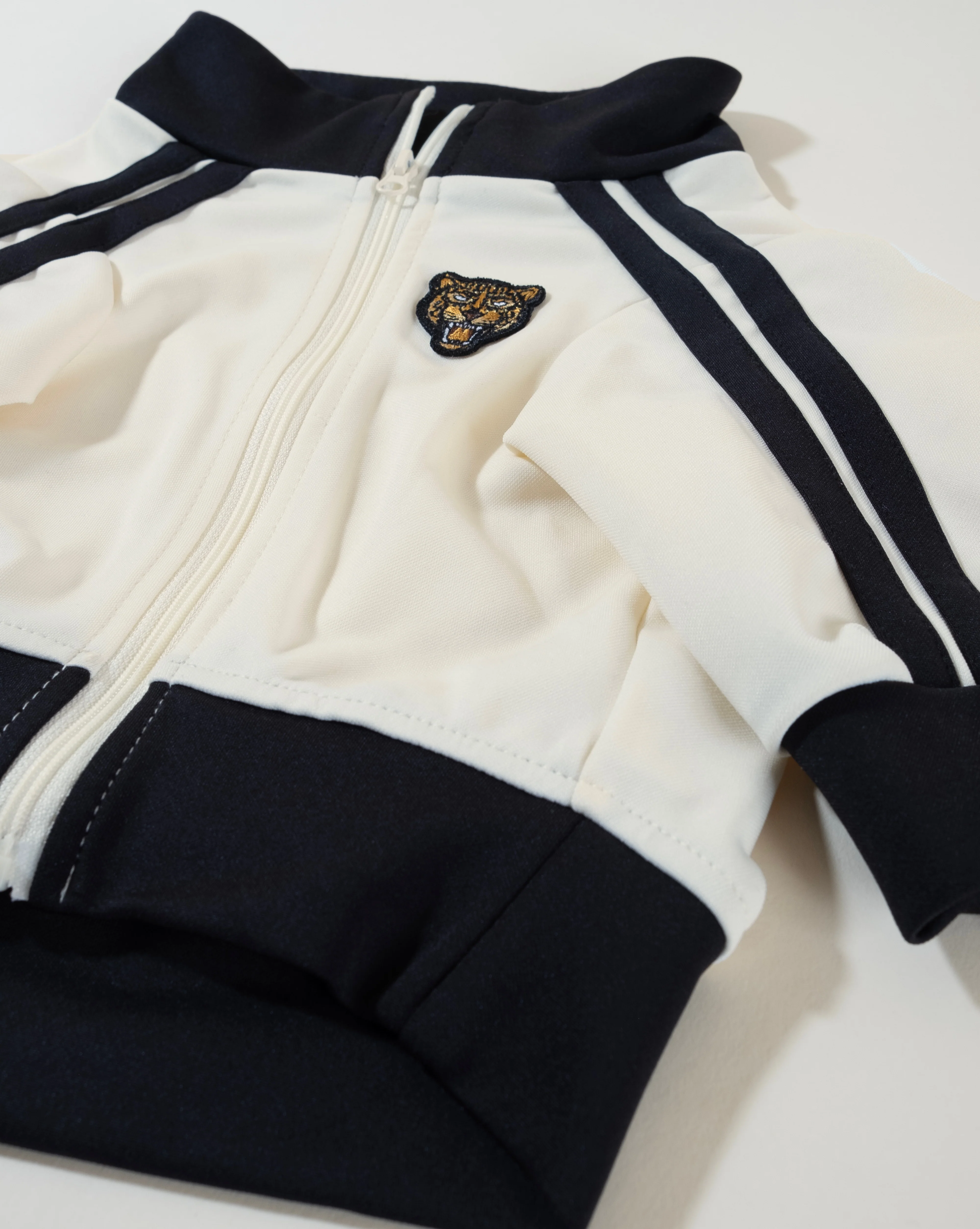 Team Captain Ivory + Black Track Jacket - Image 7